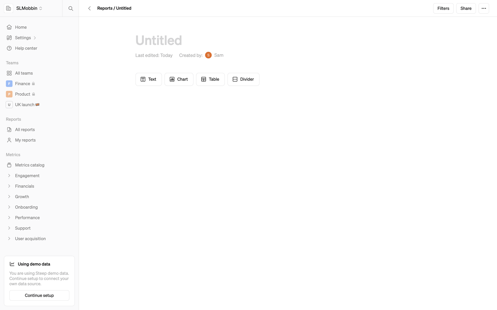 Steep Web Business interface screenshot 22