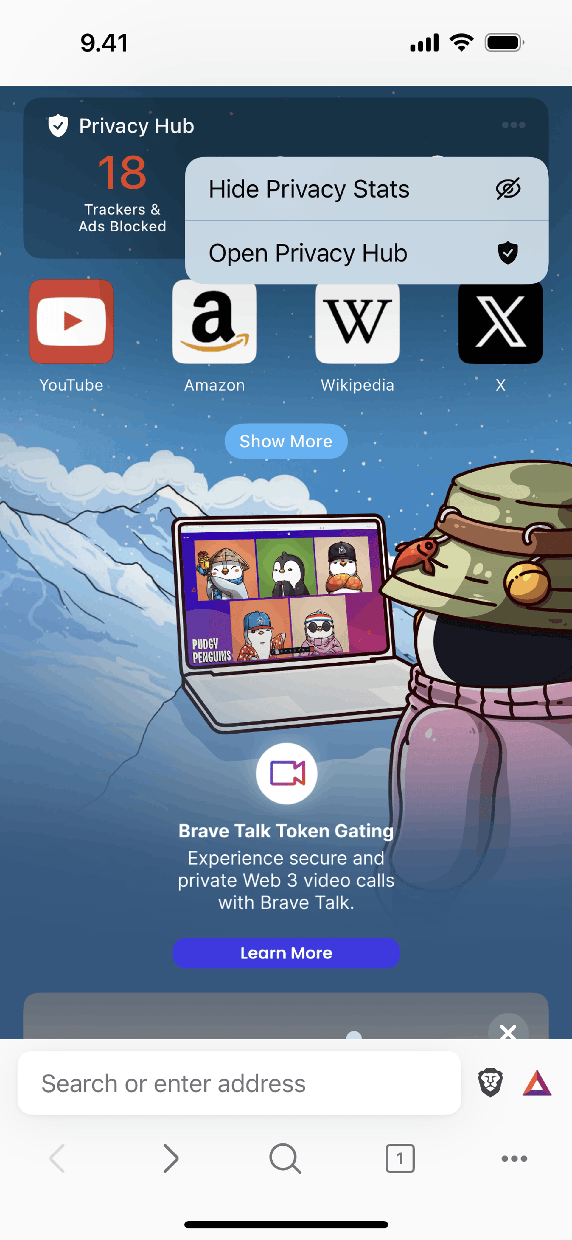 Brave Browser iOS Utilities interface screenshot 13