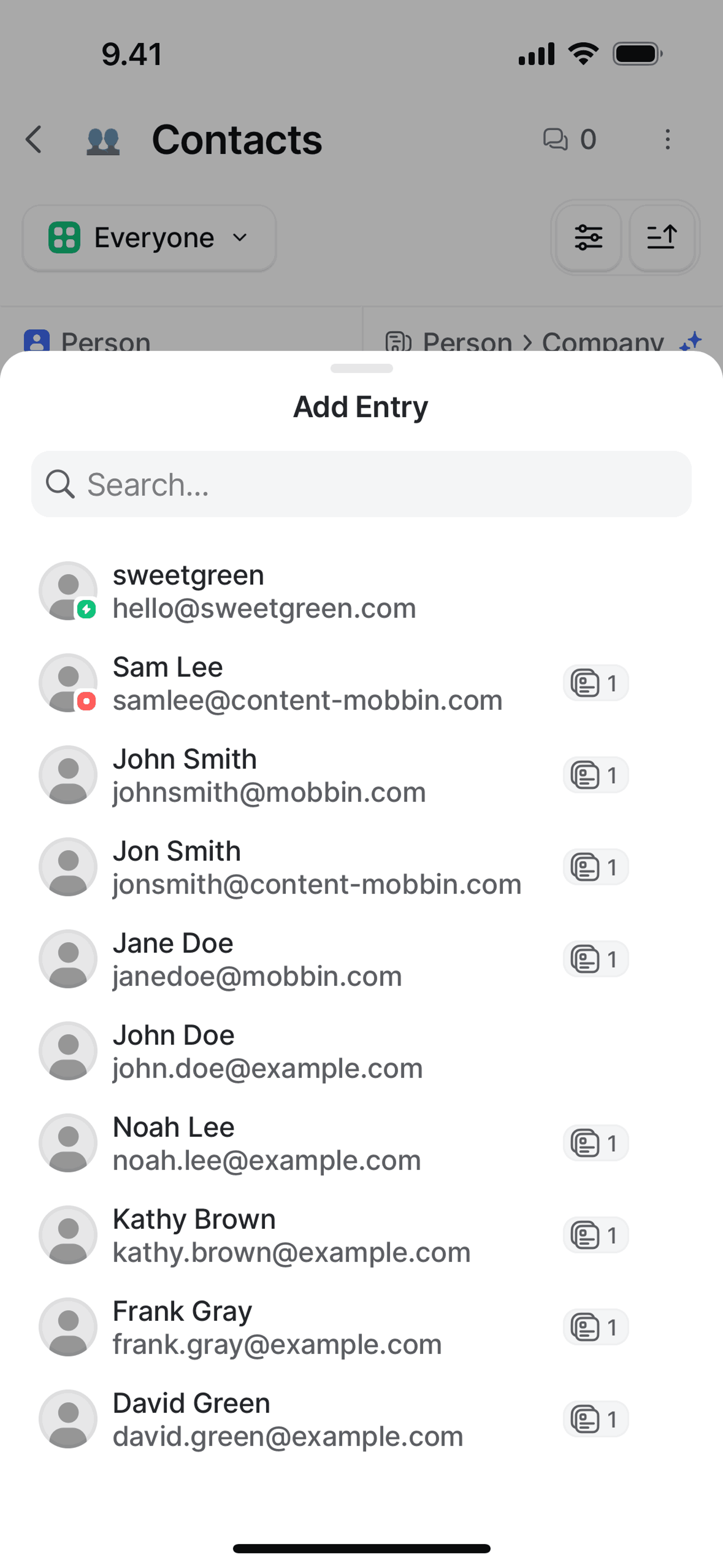 Attio iOS Productivity interface screenshot 11