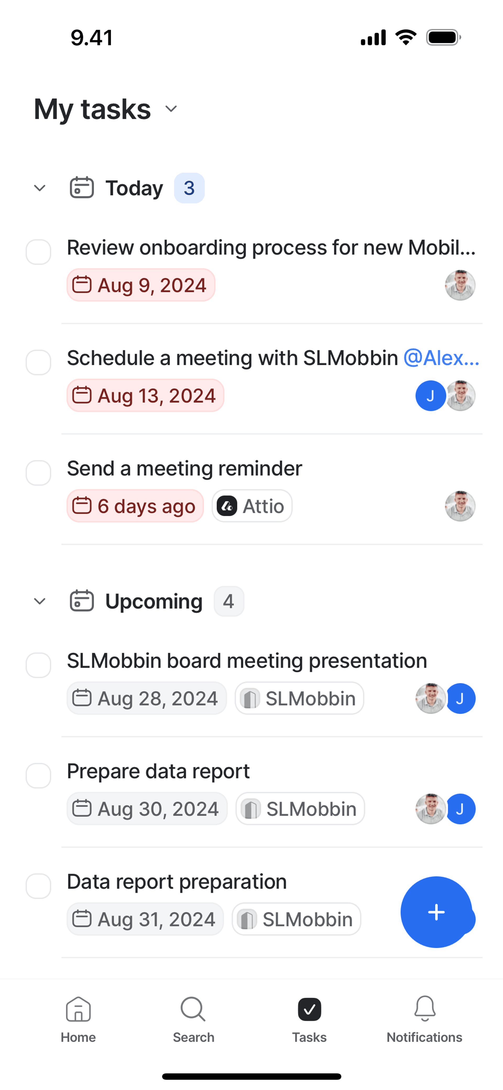 Attio iOS Productivity interface screenshot 4