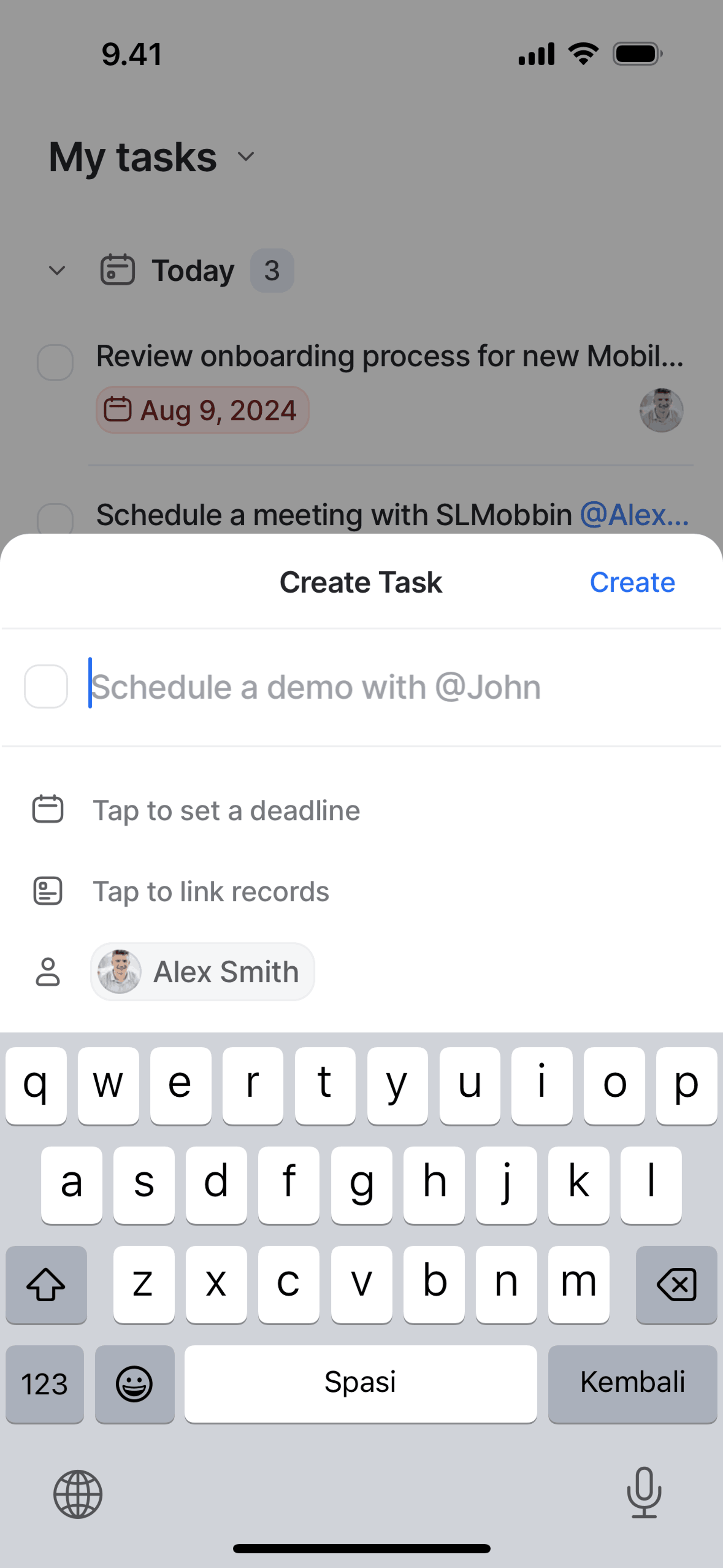 Attio iOS Productivity interface screenshot 15