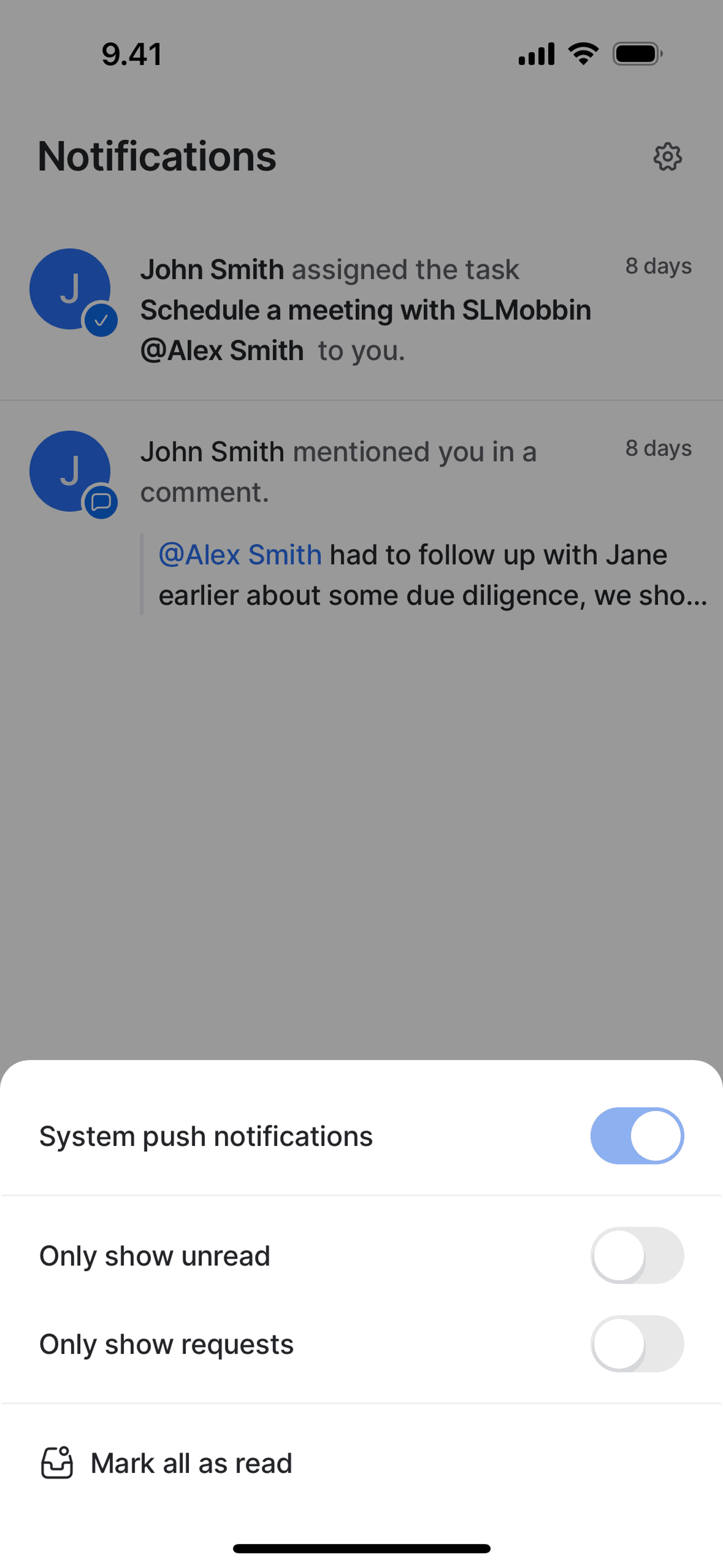 Attio iOS Productivity interface screenshot 18