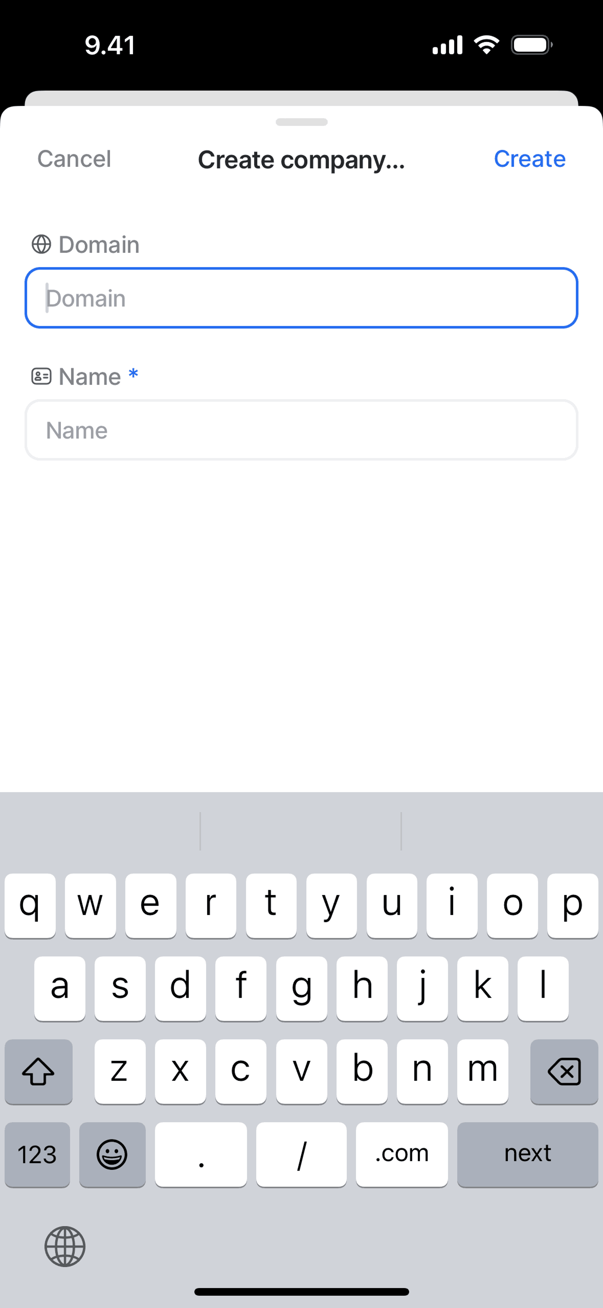 Attio iOS Productivity interface screenshot 24