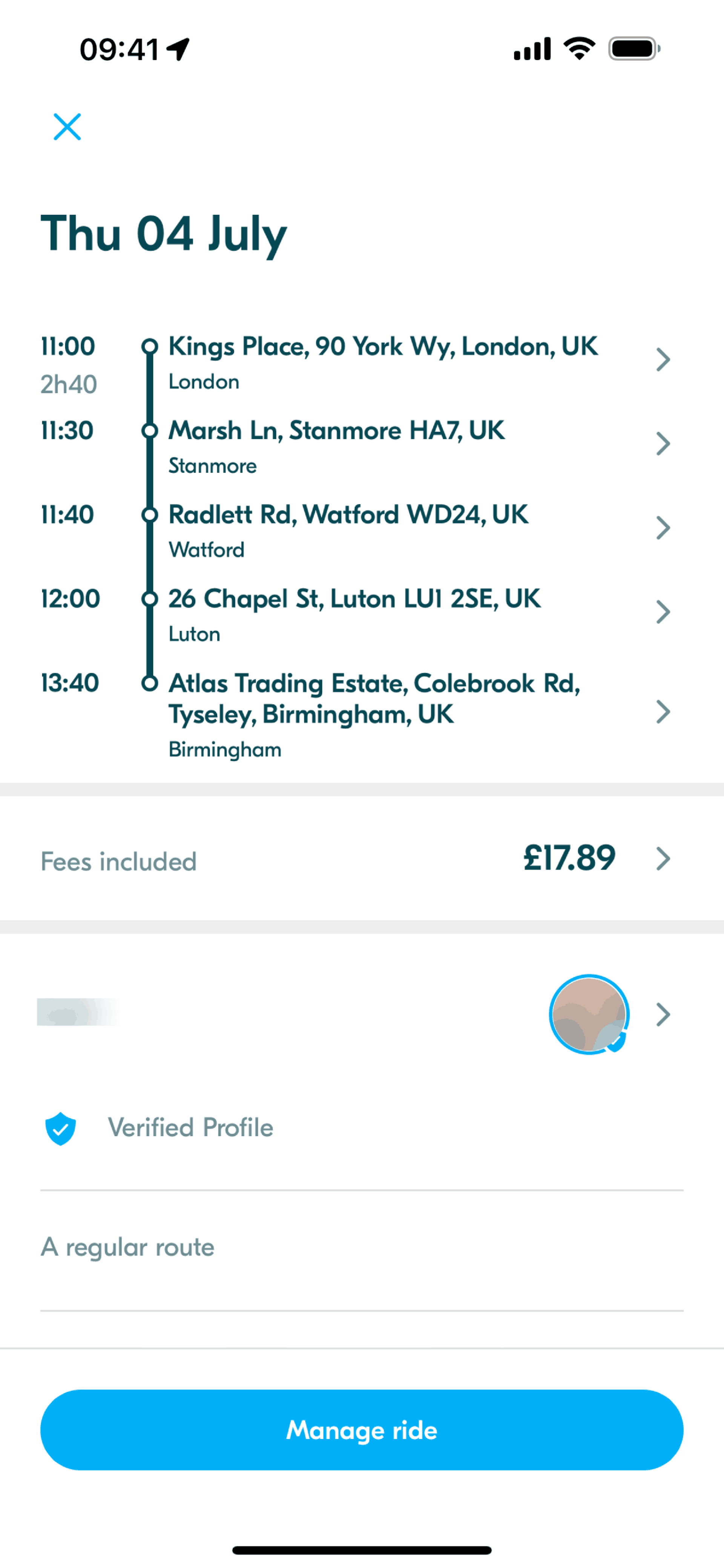BlaBlaCar iOS Travel & Transportation interface screenshot 11
