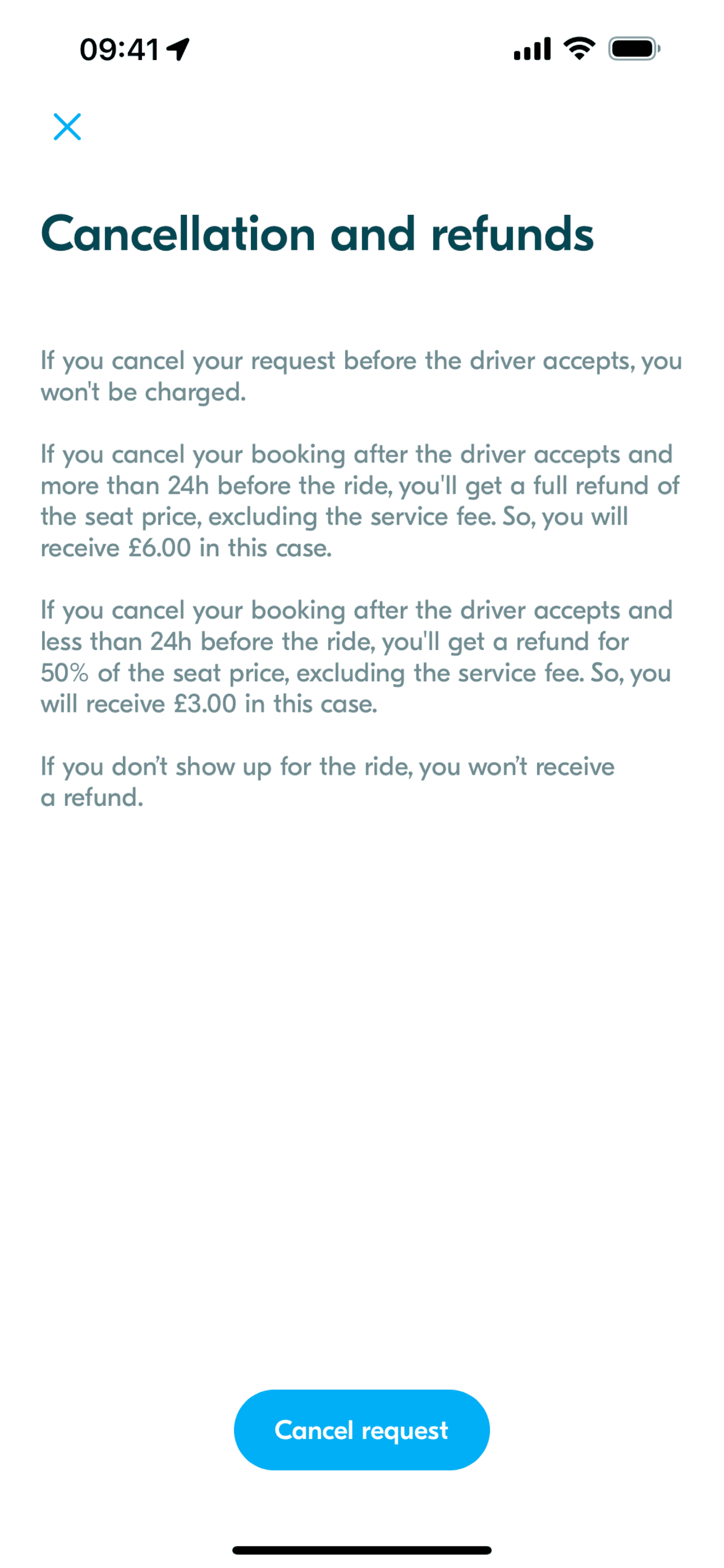 BlaBlaCar iOS Travel & Transportation interface screenshot 16