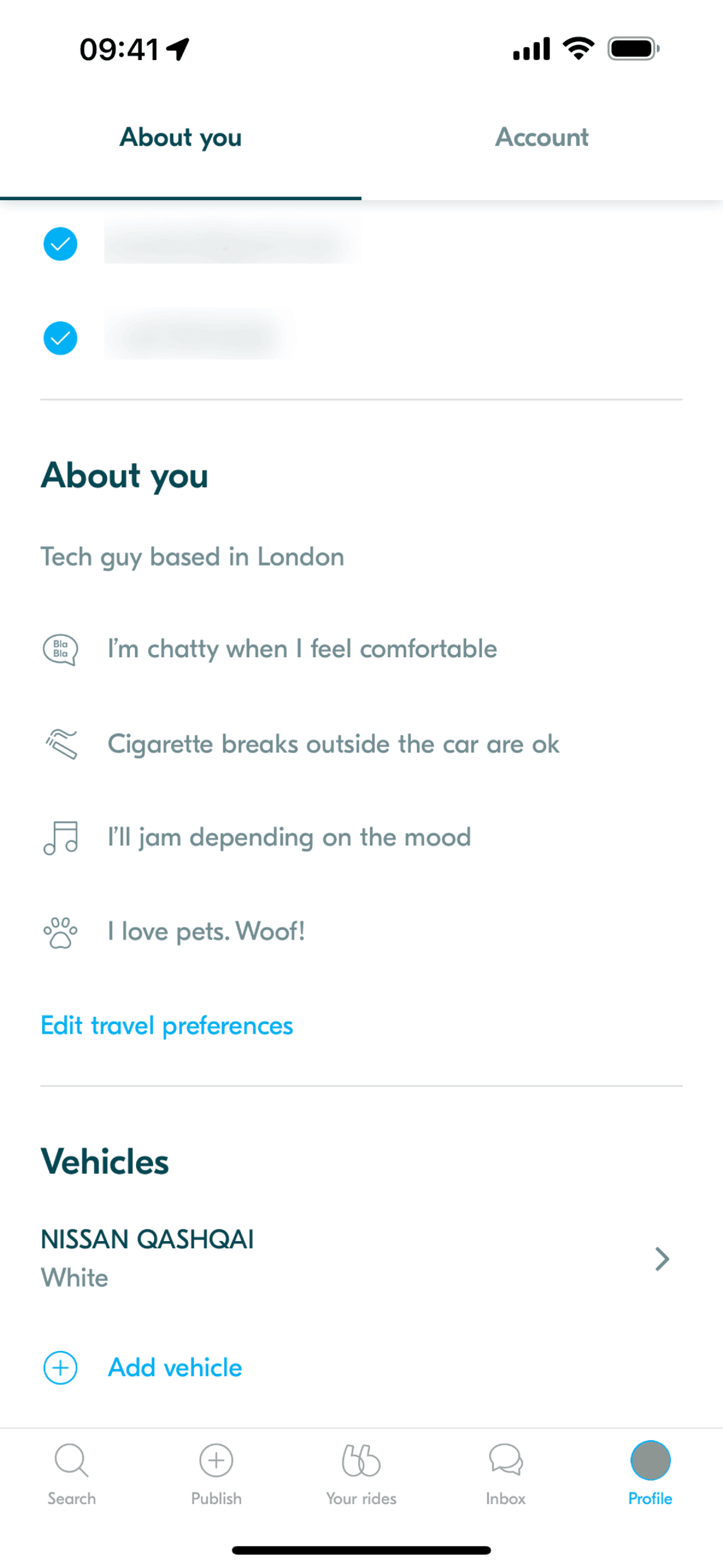 BlaBlaCar iOS Travel & Transportation interface screenshot 4