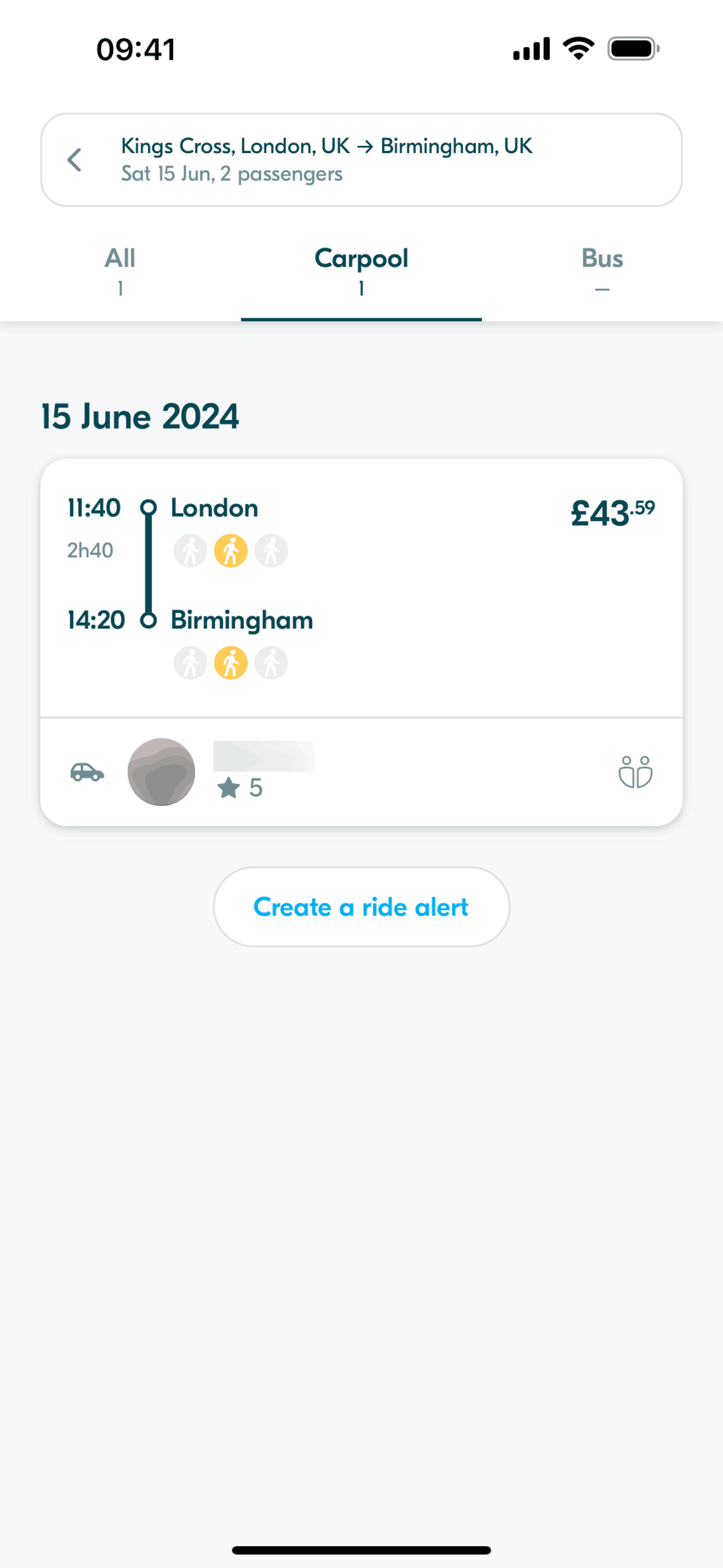 BlaBlaCar iOS Travel & Transportation interface screenshot 8