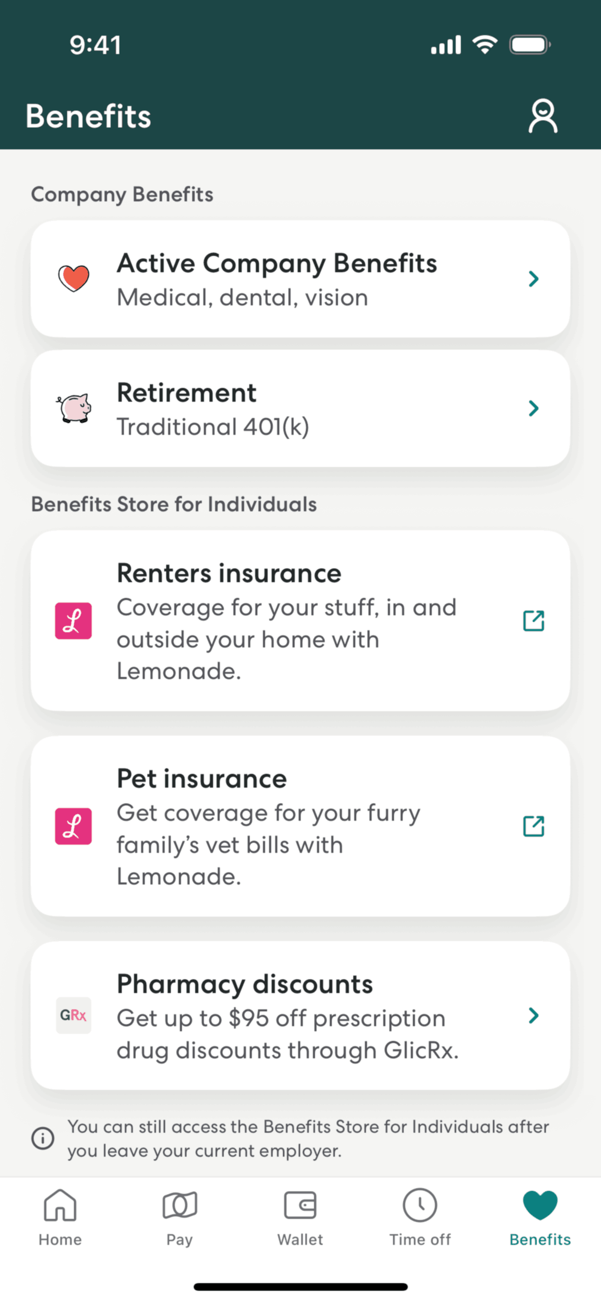 Gusto Mobile iOS Finance interface screenshot 18
