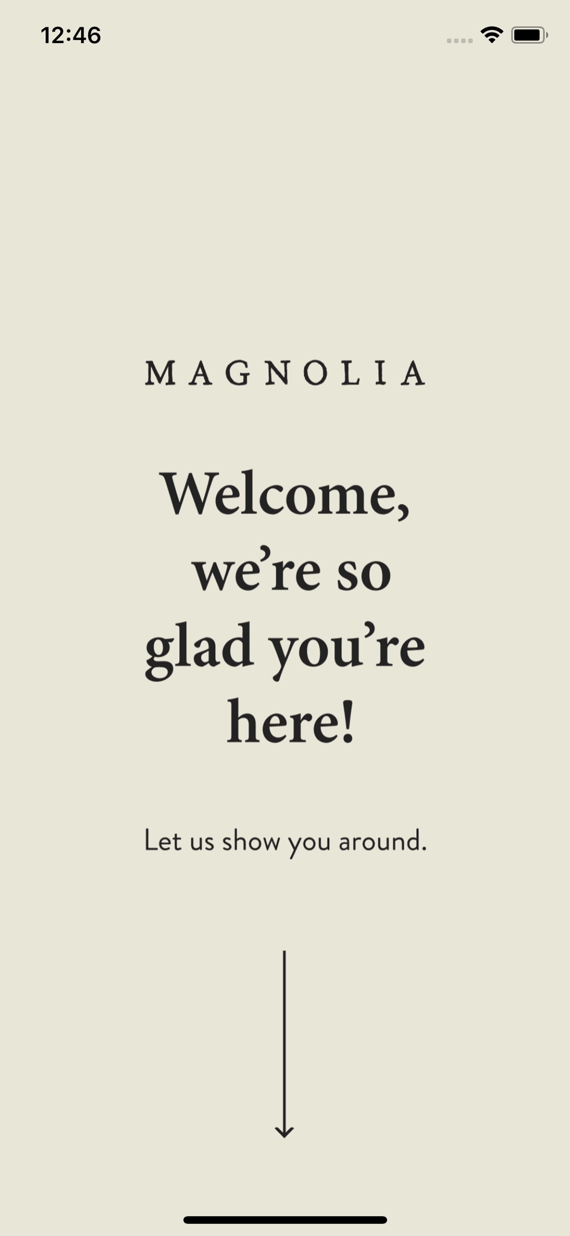 Magnolia iOS Entertainment interface screenshot 4