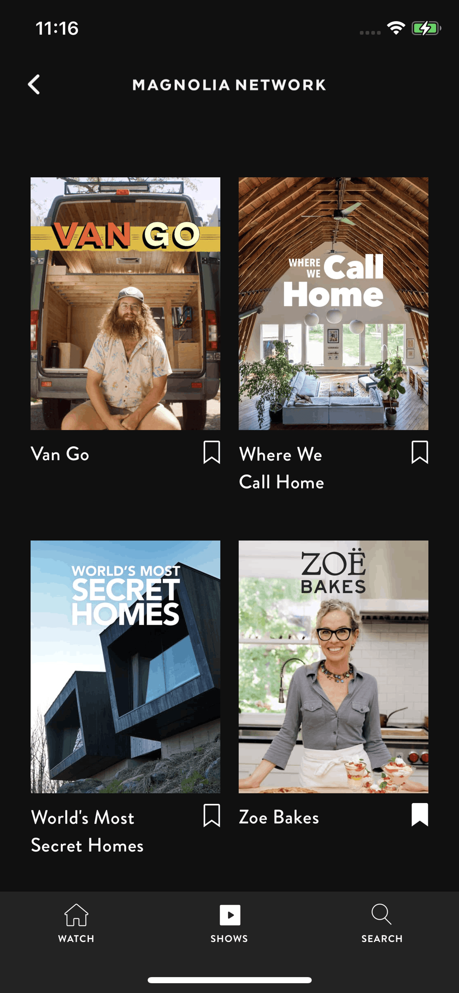 Magnolia iOS Entertainment interface screenshot 6