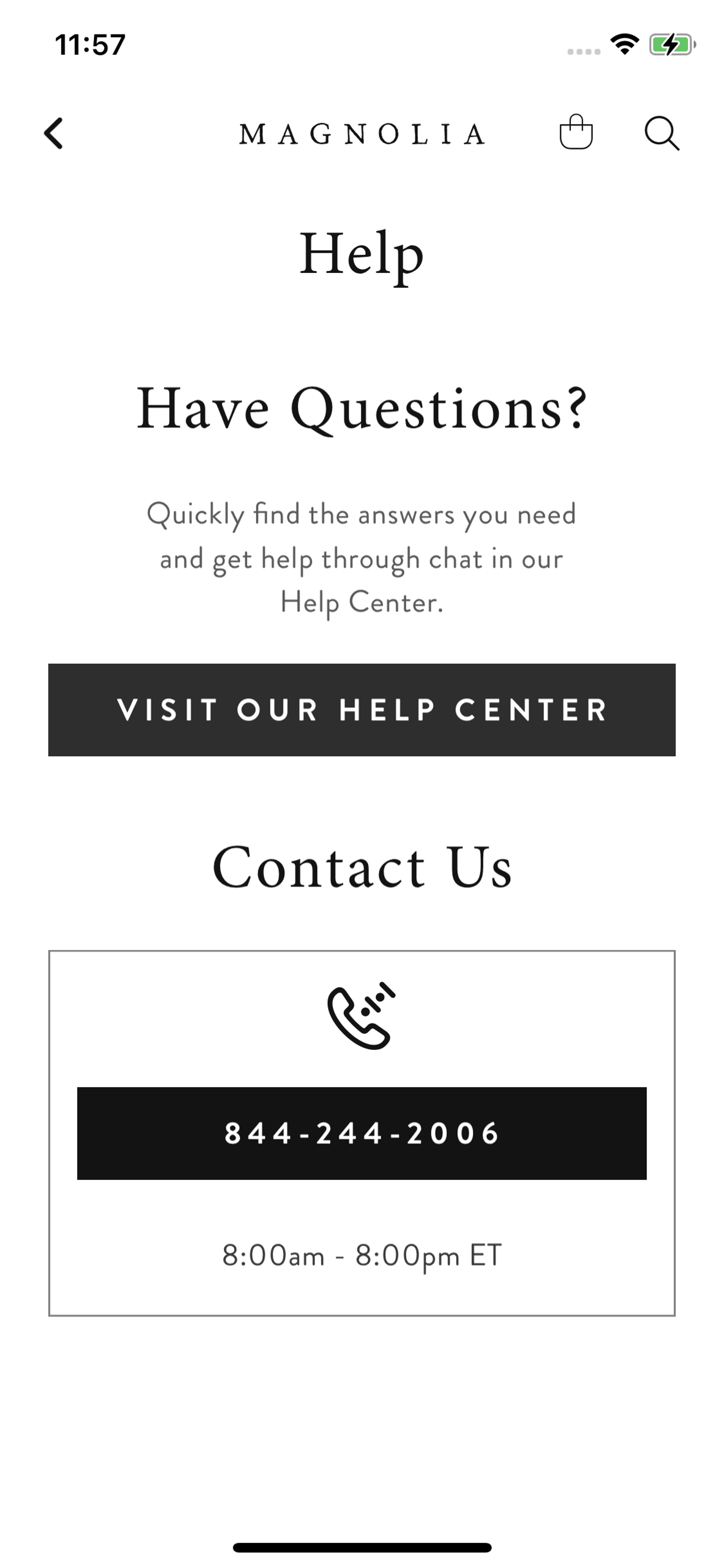 Magnolia iOS Entertainment interface screenshot 21
