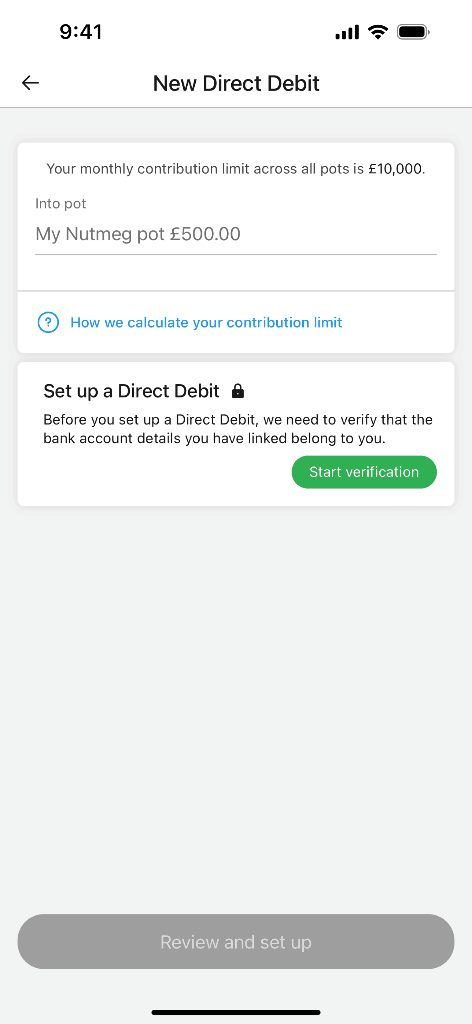 Nutmeg iOS Finance interface screenshot 4