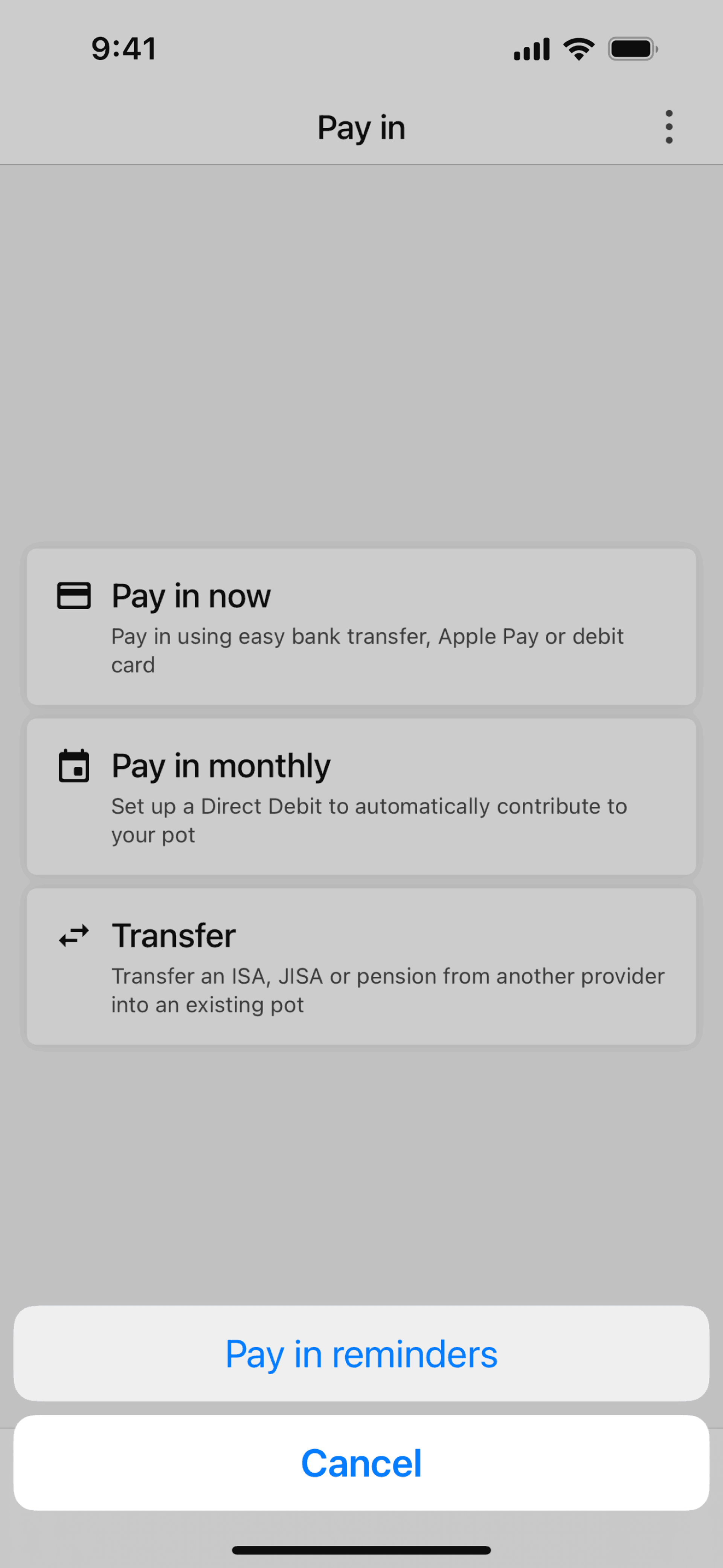 Nutmeg iOS Finance interface screenshot 6