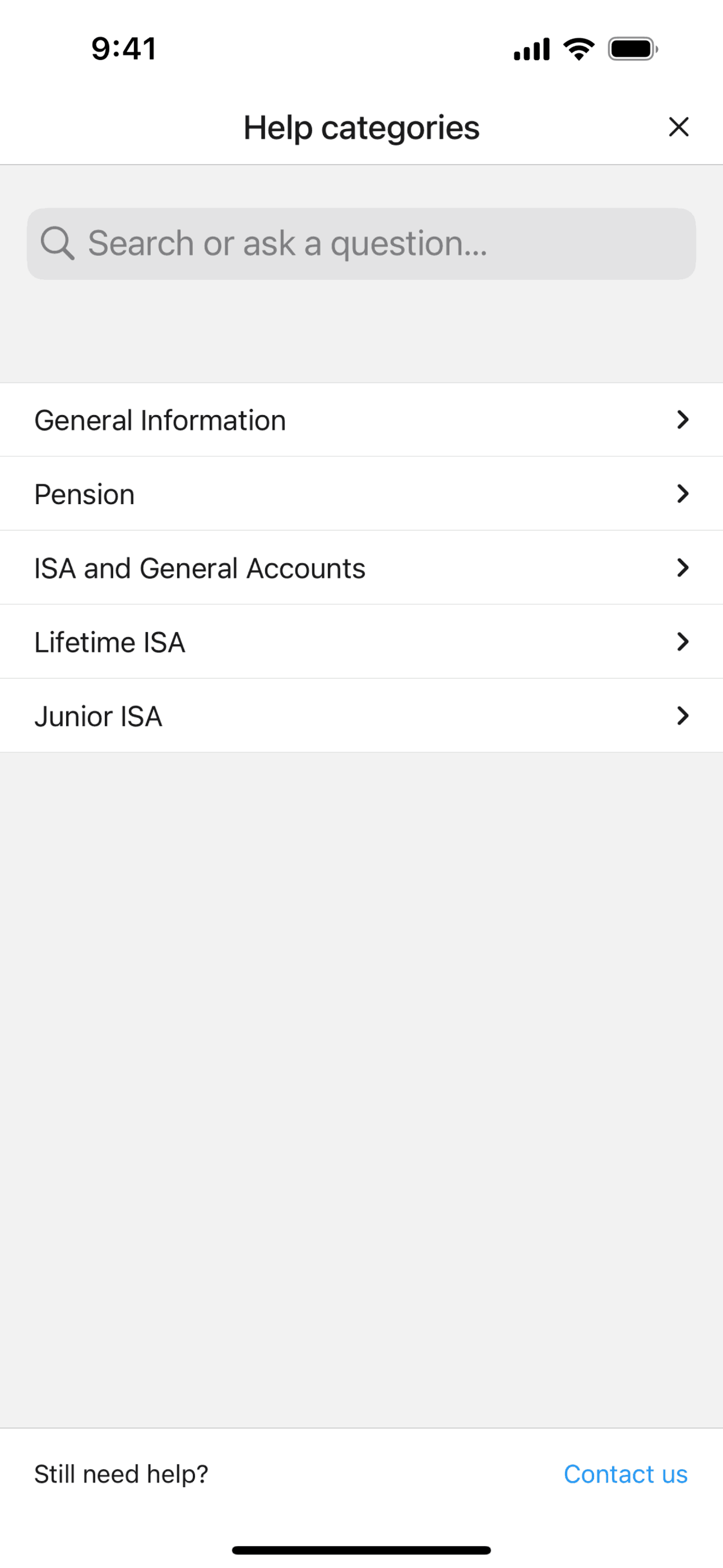 Nutmeg iOS Finance interface screenshot 12