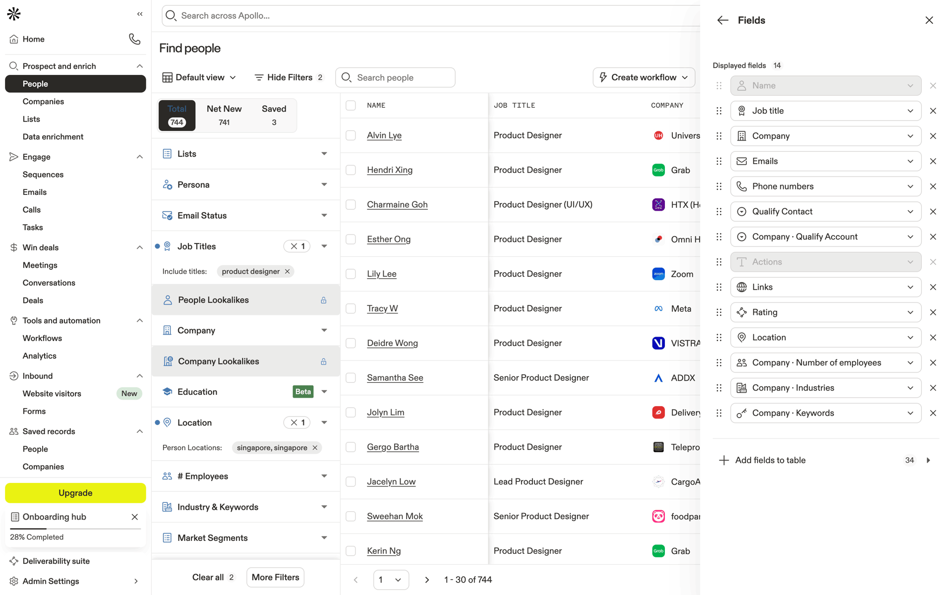 Apollo Web Business interface screenshot 4