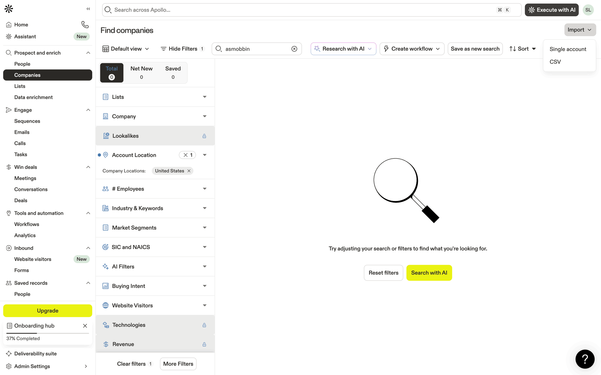 Apollo Web Business interface screenshot 10
