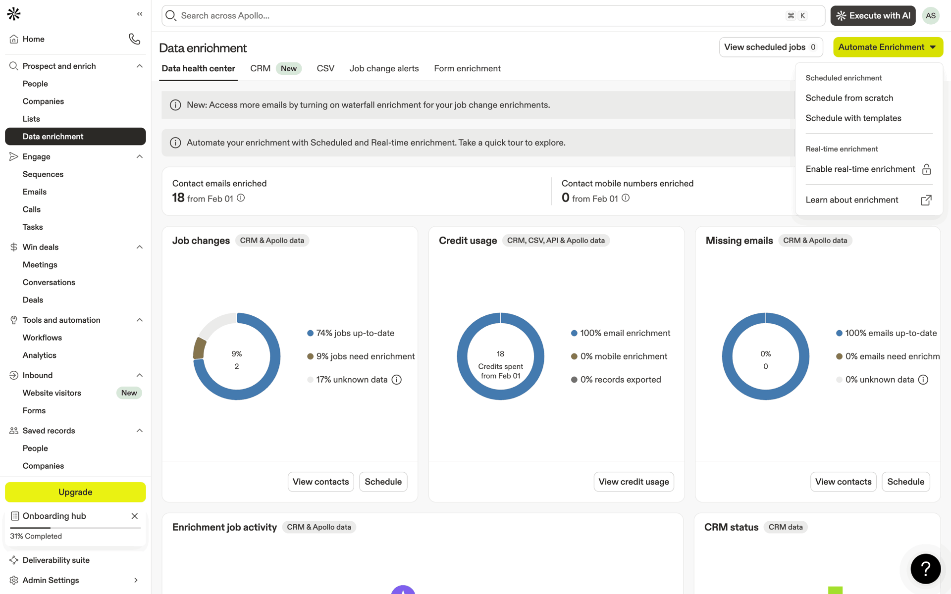Apollo Web Business interface screenshot 12