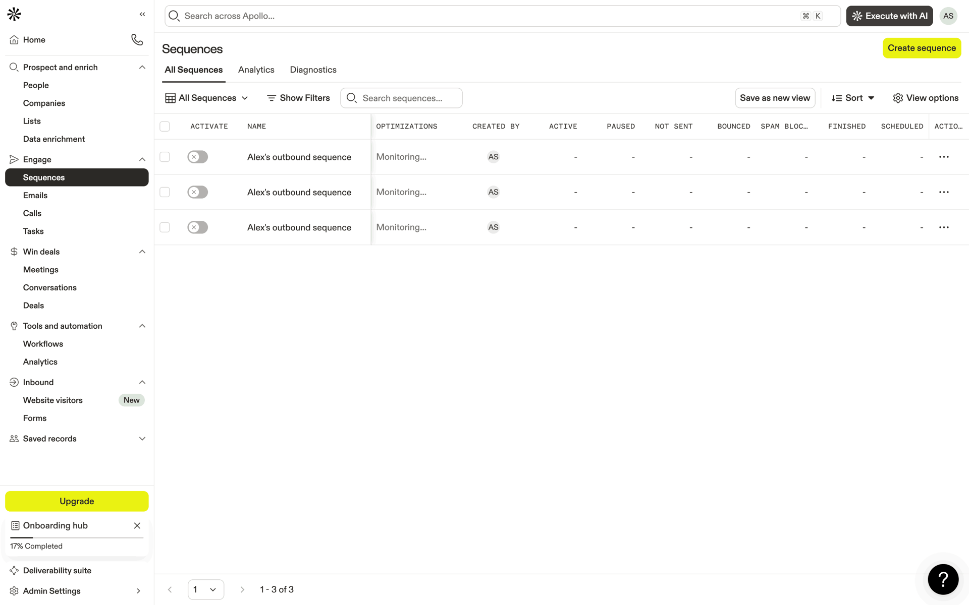 Apollo Web Business interface screenshot 14