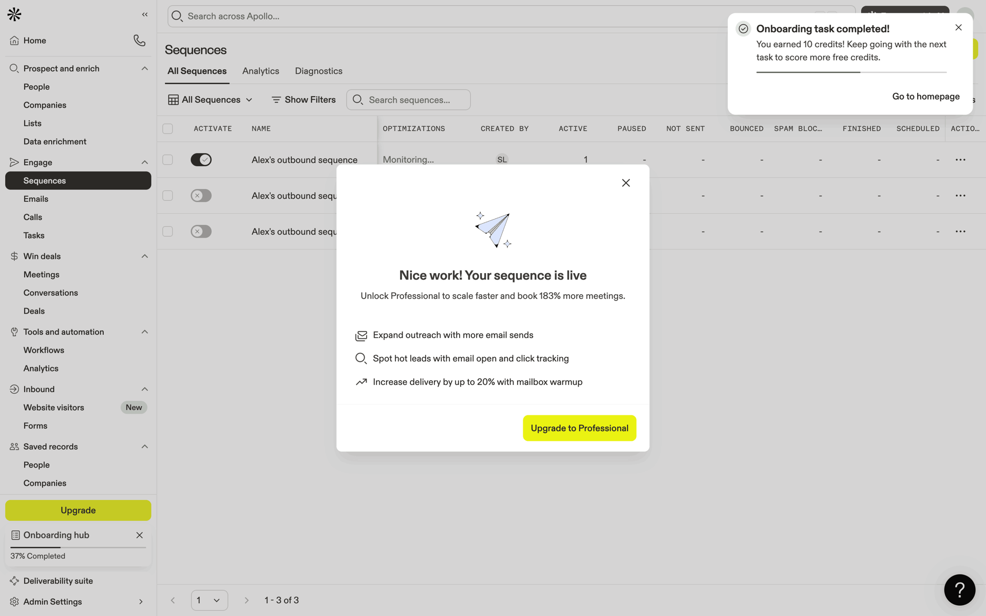 Apollo Web Business interface screenshot 15