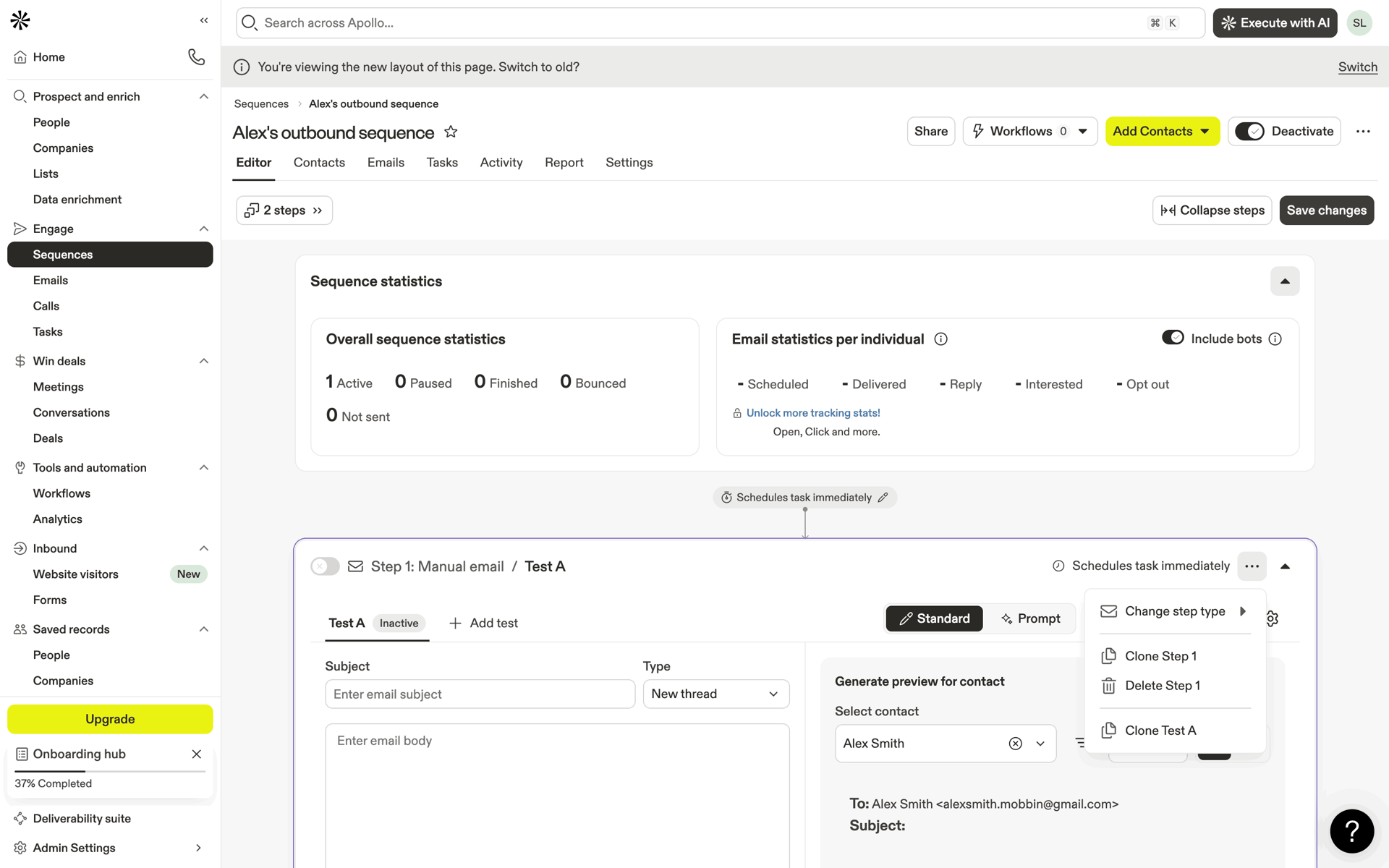 Apollo Web Business interface screenshot 17