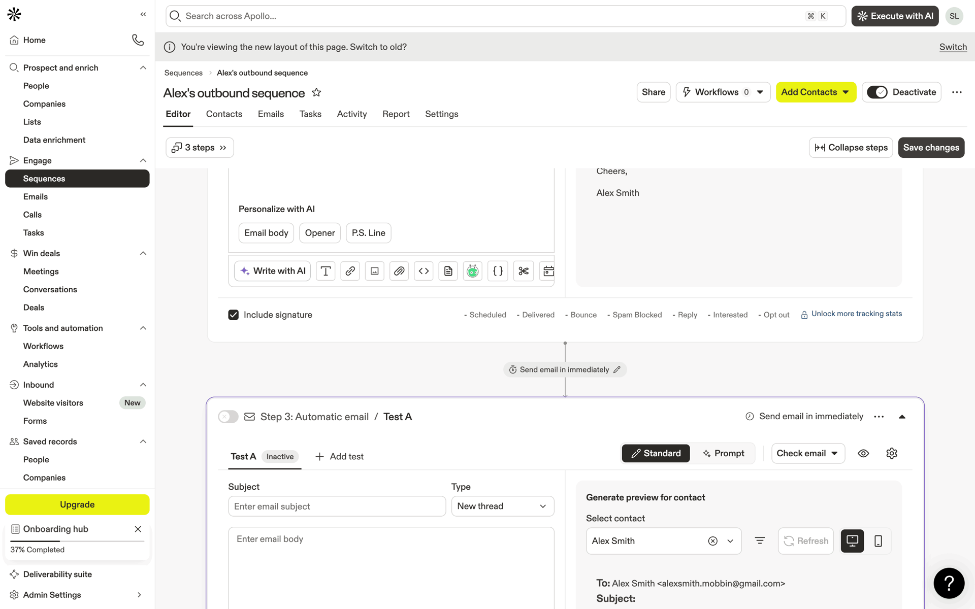 Apollo Web Business interface screenshot 18