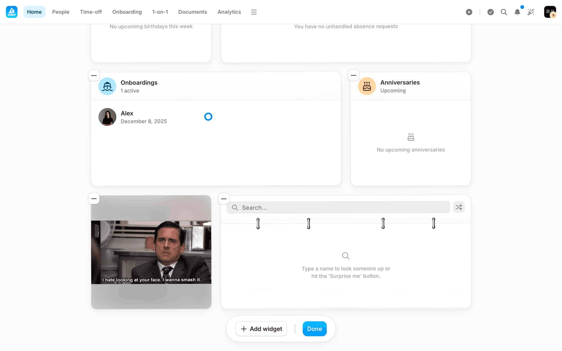 Aboard Web Business interface screenshot 9