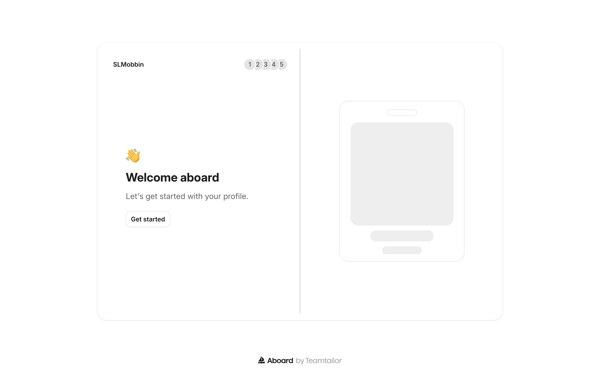 Aboard Web Business interface screenshot 4