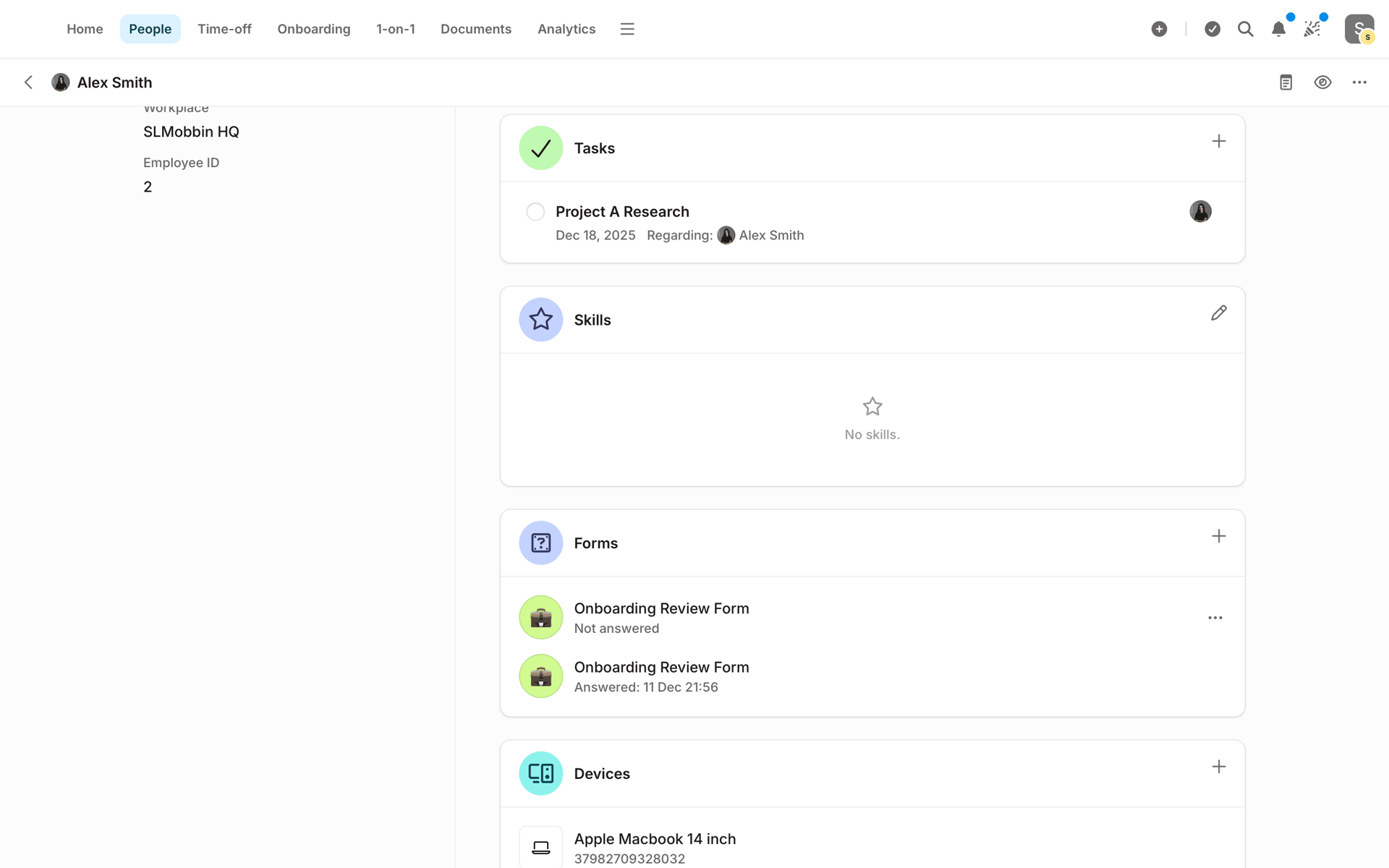 Aboard Web Business interface screenshot 13