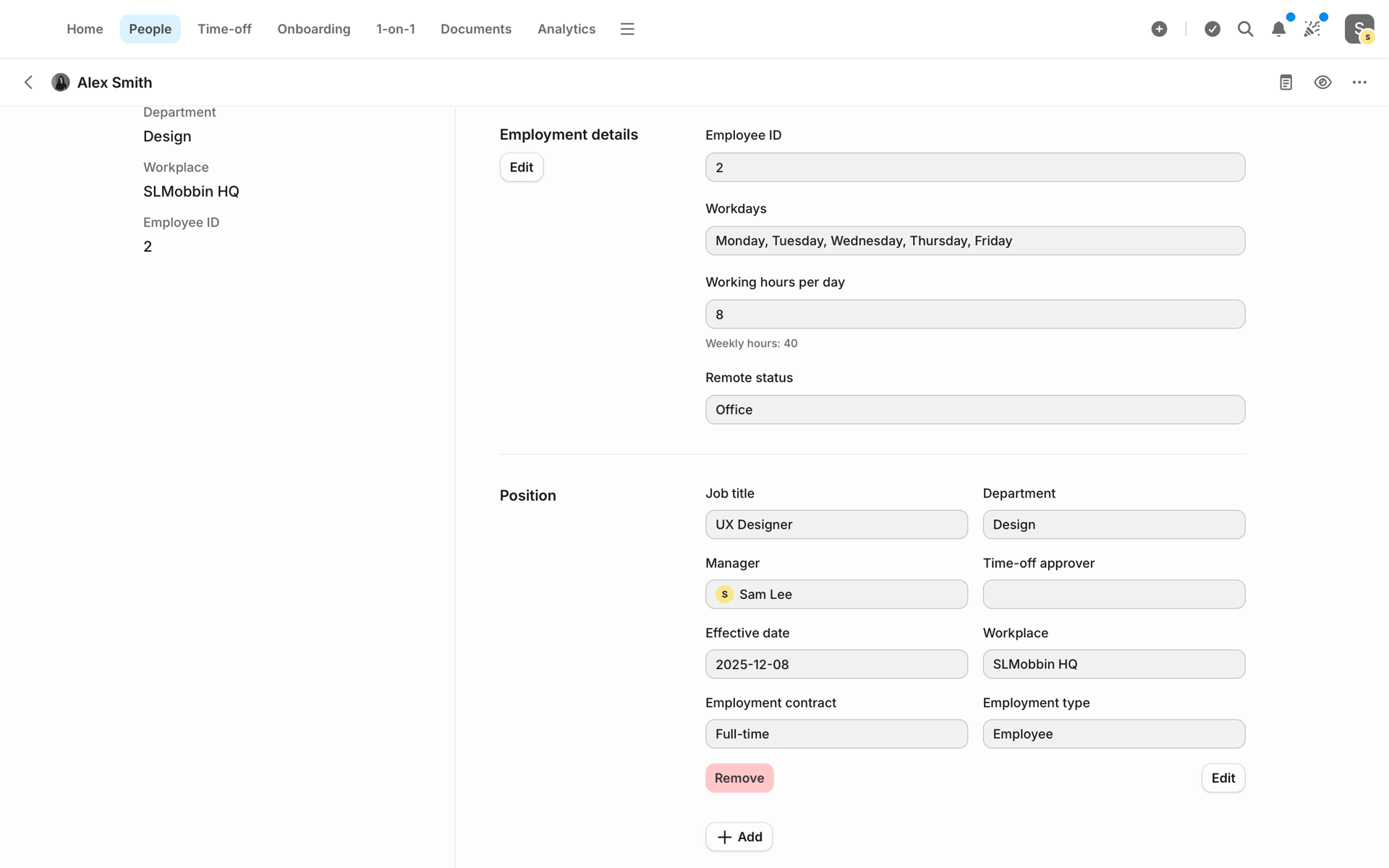 Aboard Web Business interface screenshot 14