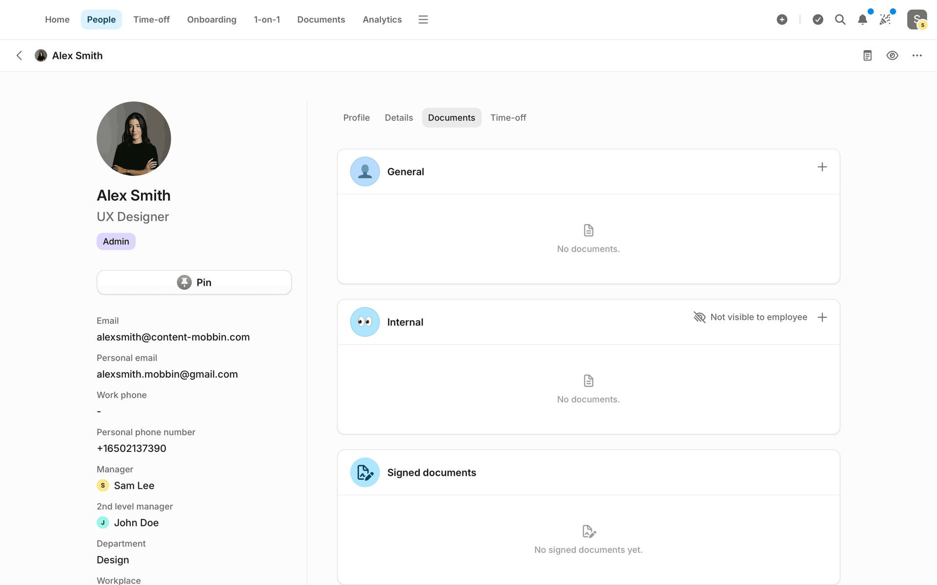 Aboard Web Business interface screenshot 15