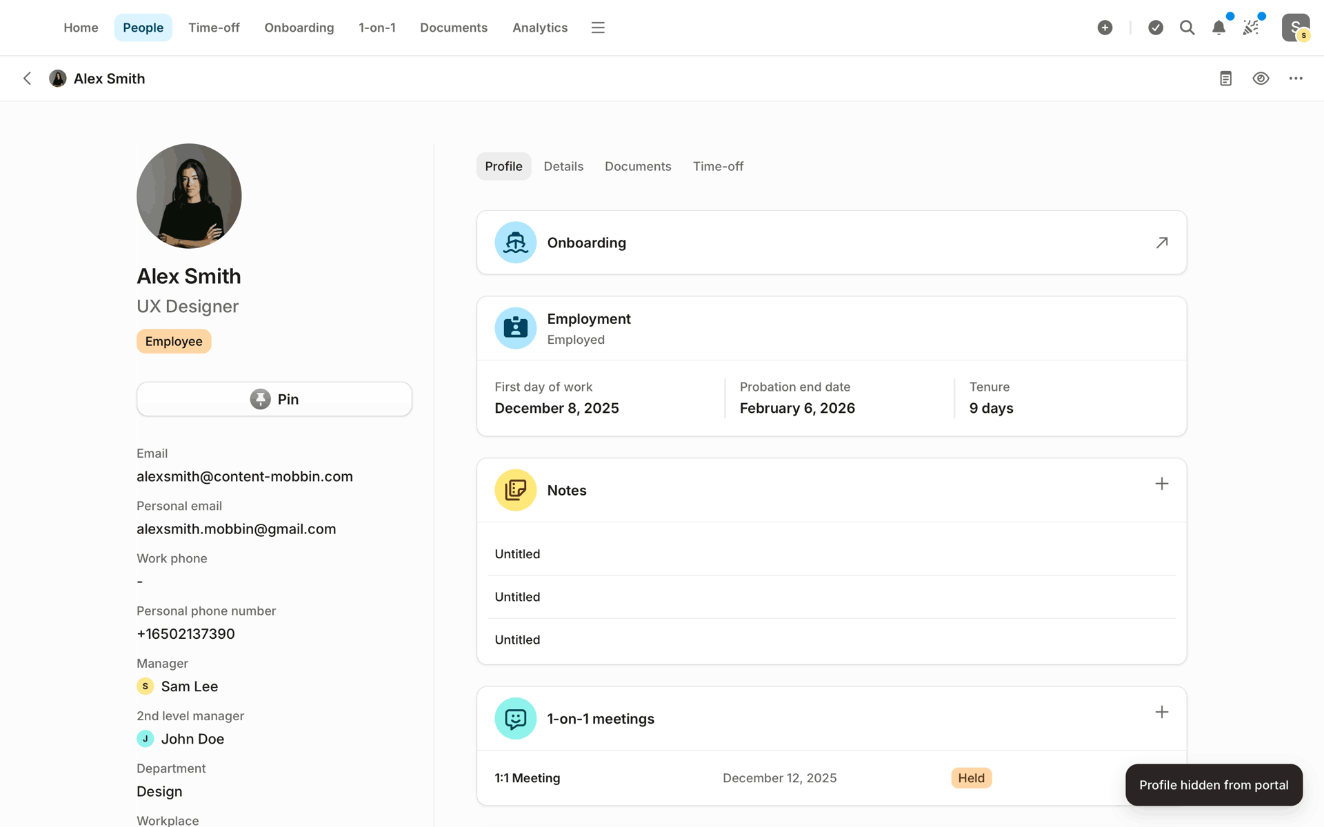 Aboard Web Business interface screenshot 22