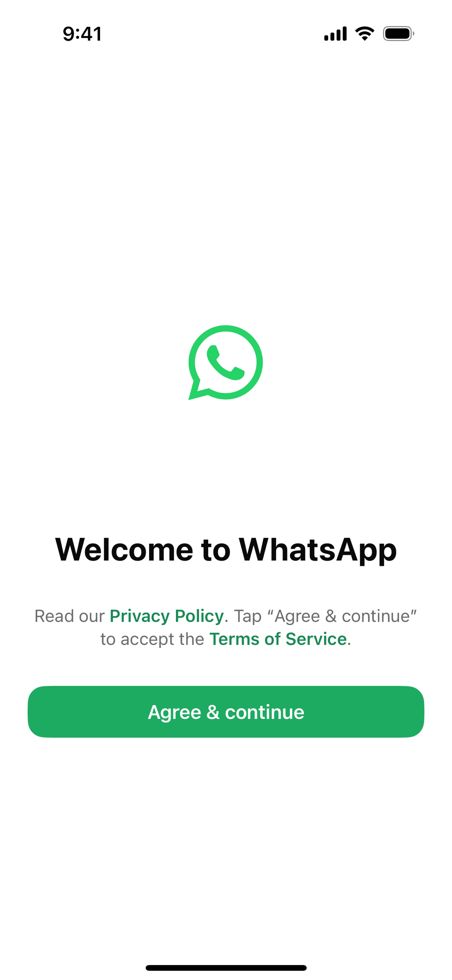 WhatsApp iOS Social Networking interface screenshot 4