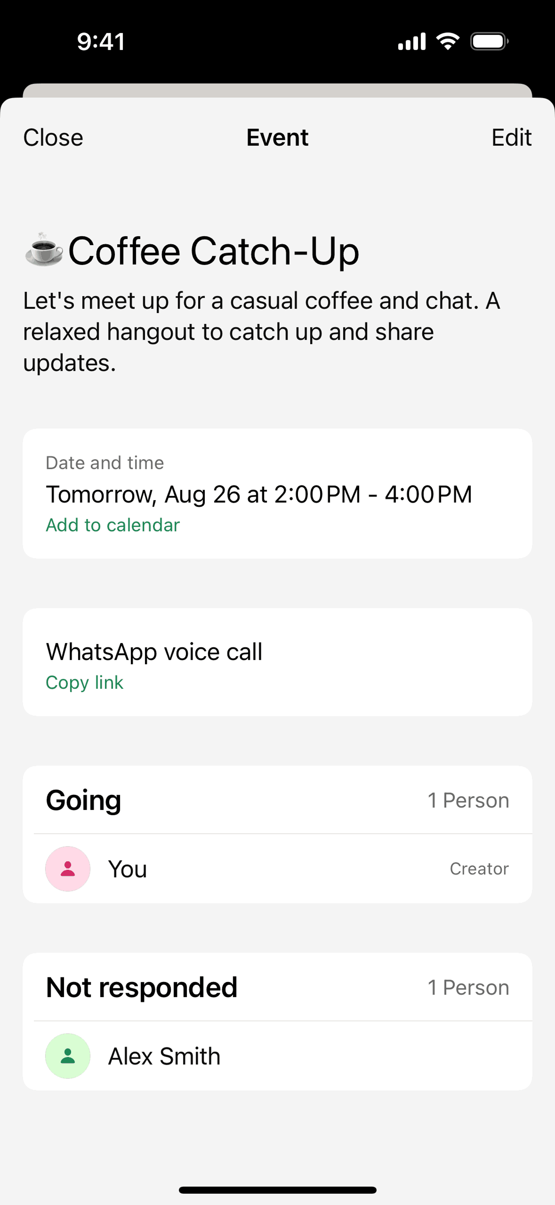 WhatsApp iOS Social Networking interface screenshot 22