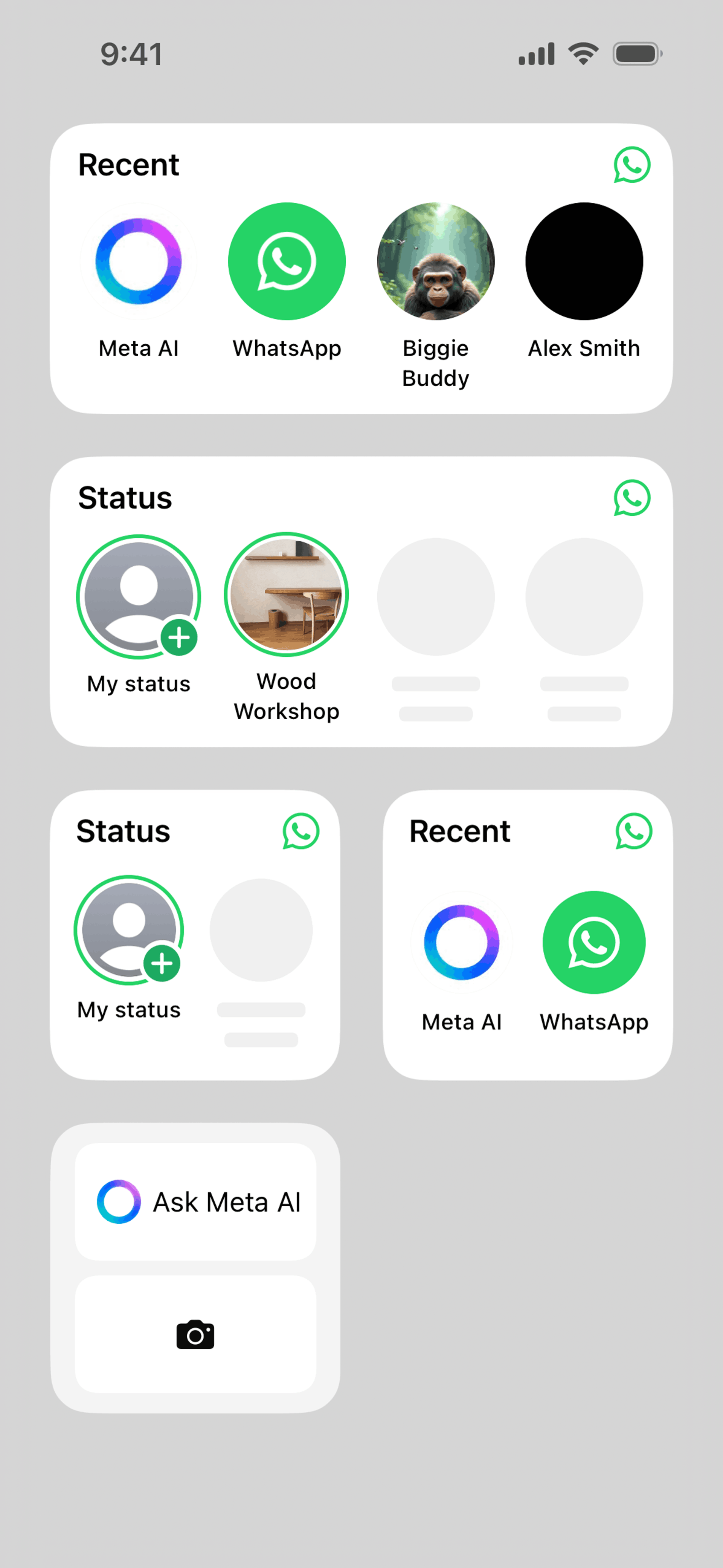 WhatsApp iOS Social Networking interface screenshot 3
