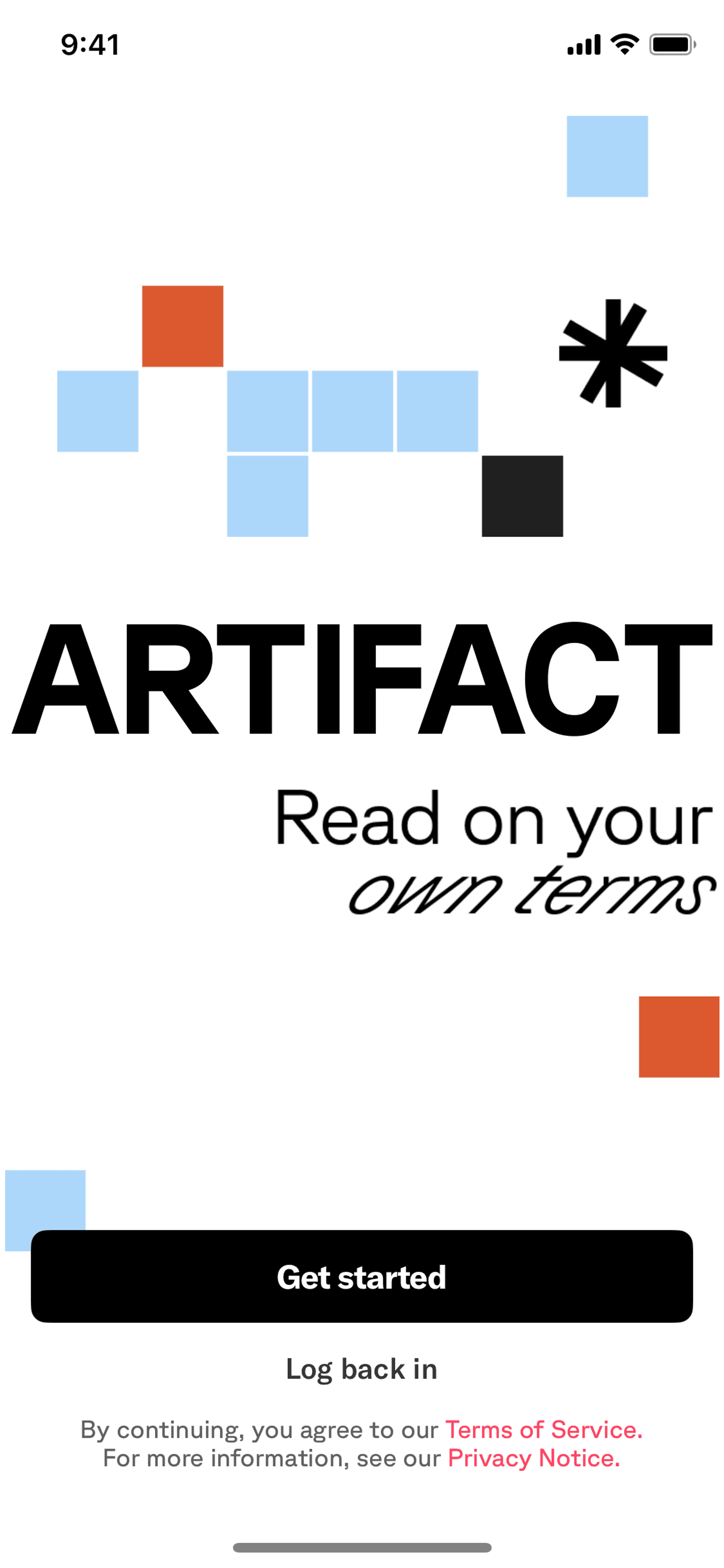 Artifact iOS AI interface screenshot 1