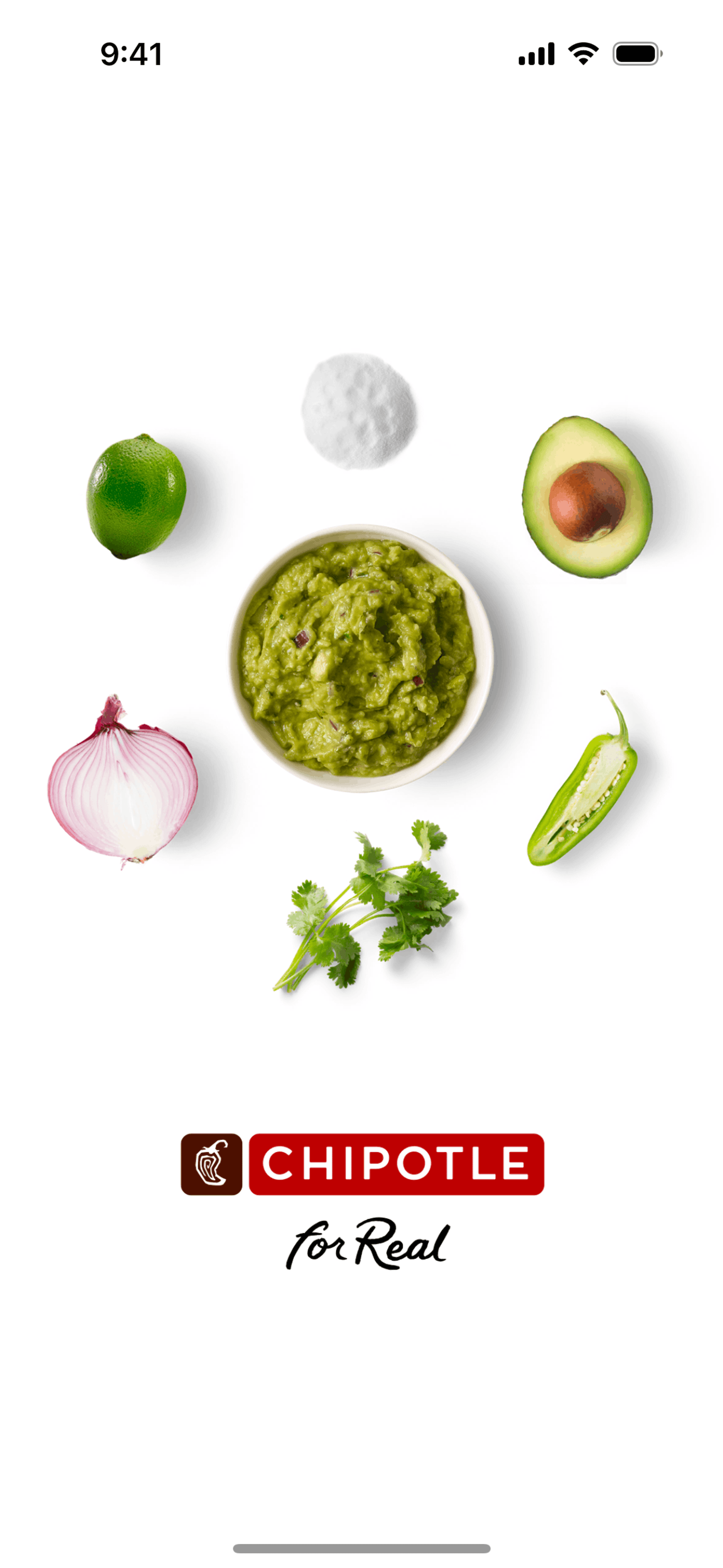 Chipotle iOS Food & Drink interface screenshot 1