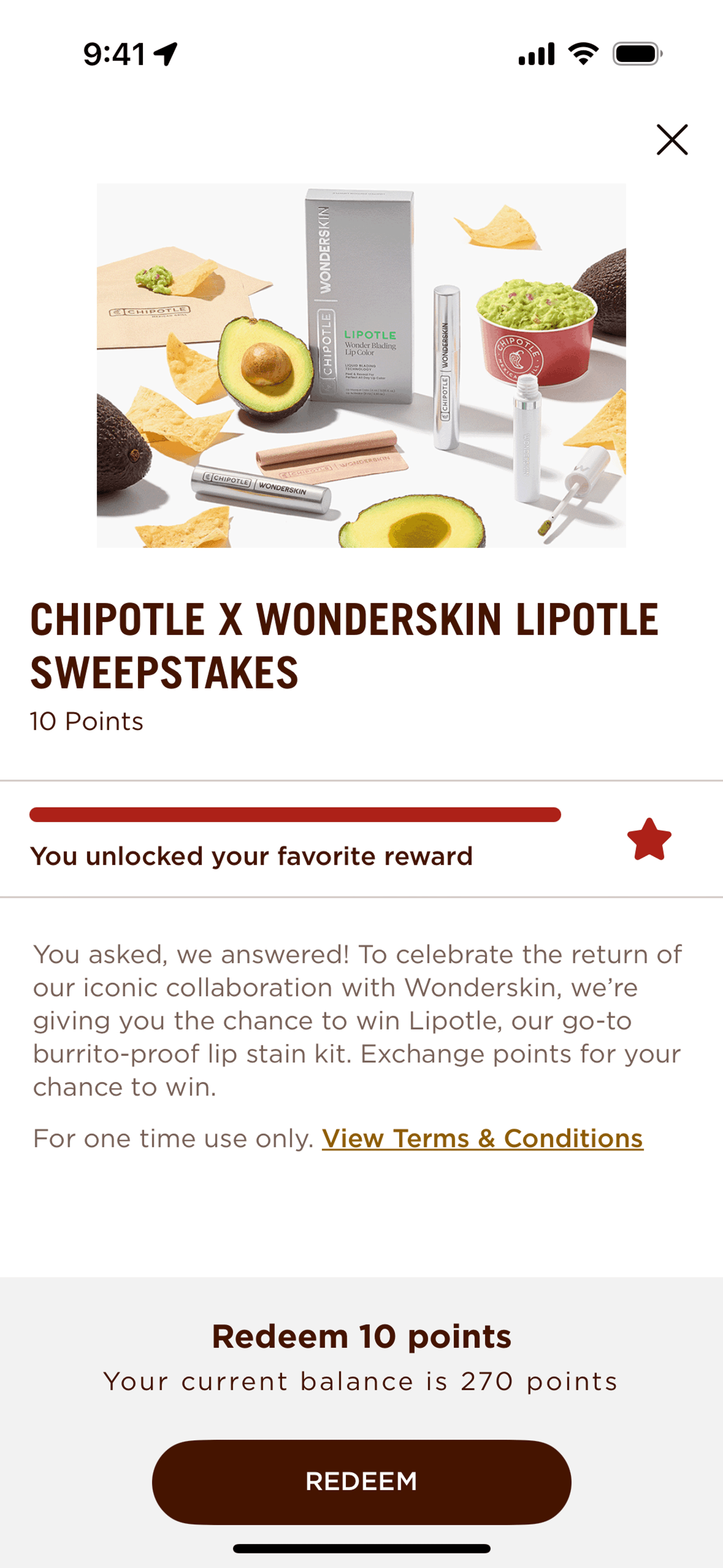 Chipotle iOS Food & Drink interface screenshot 24