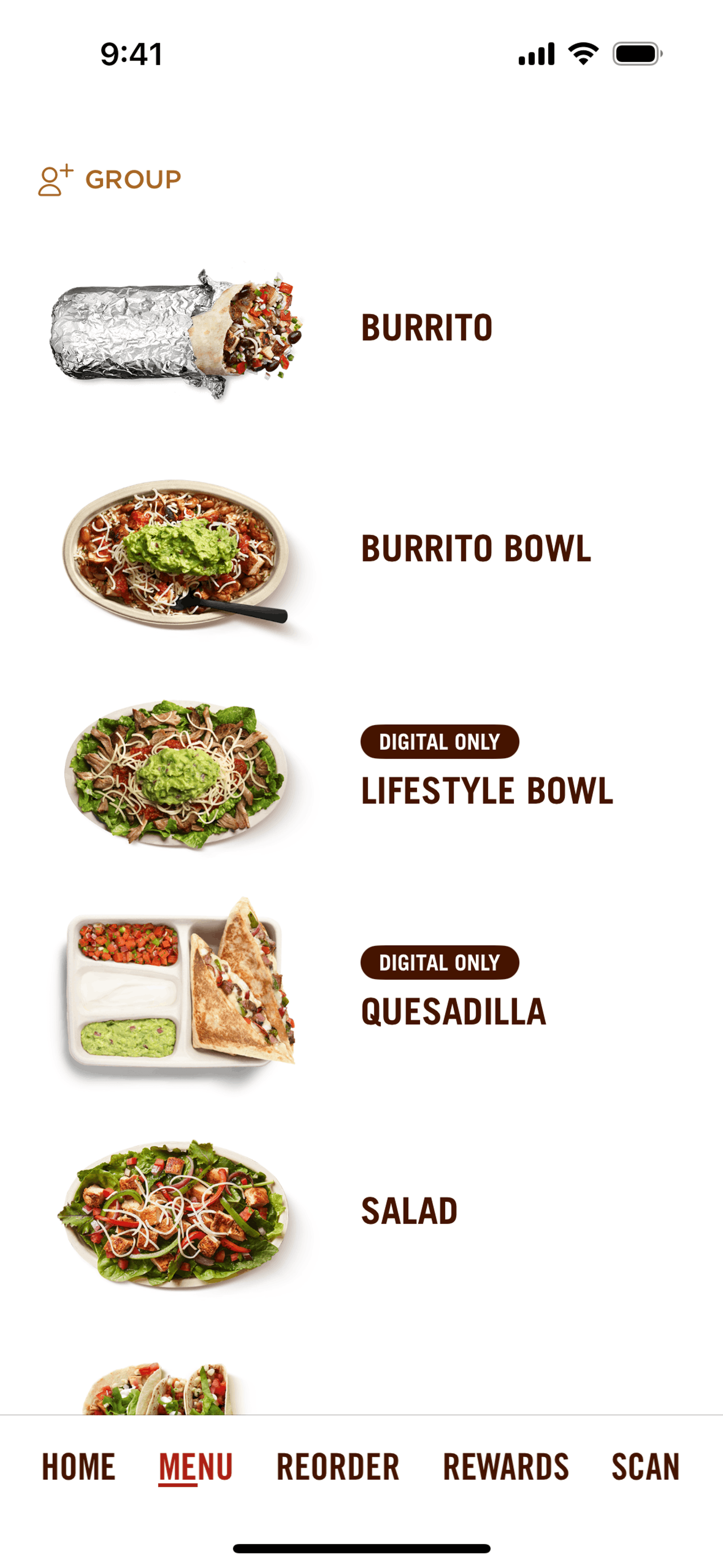 Chipotle iOS Food & Drink interface screenshot 9