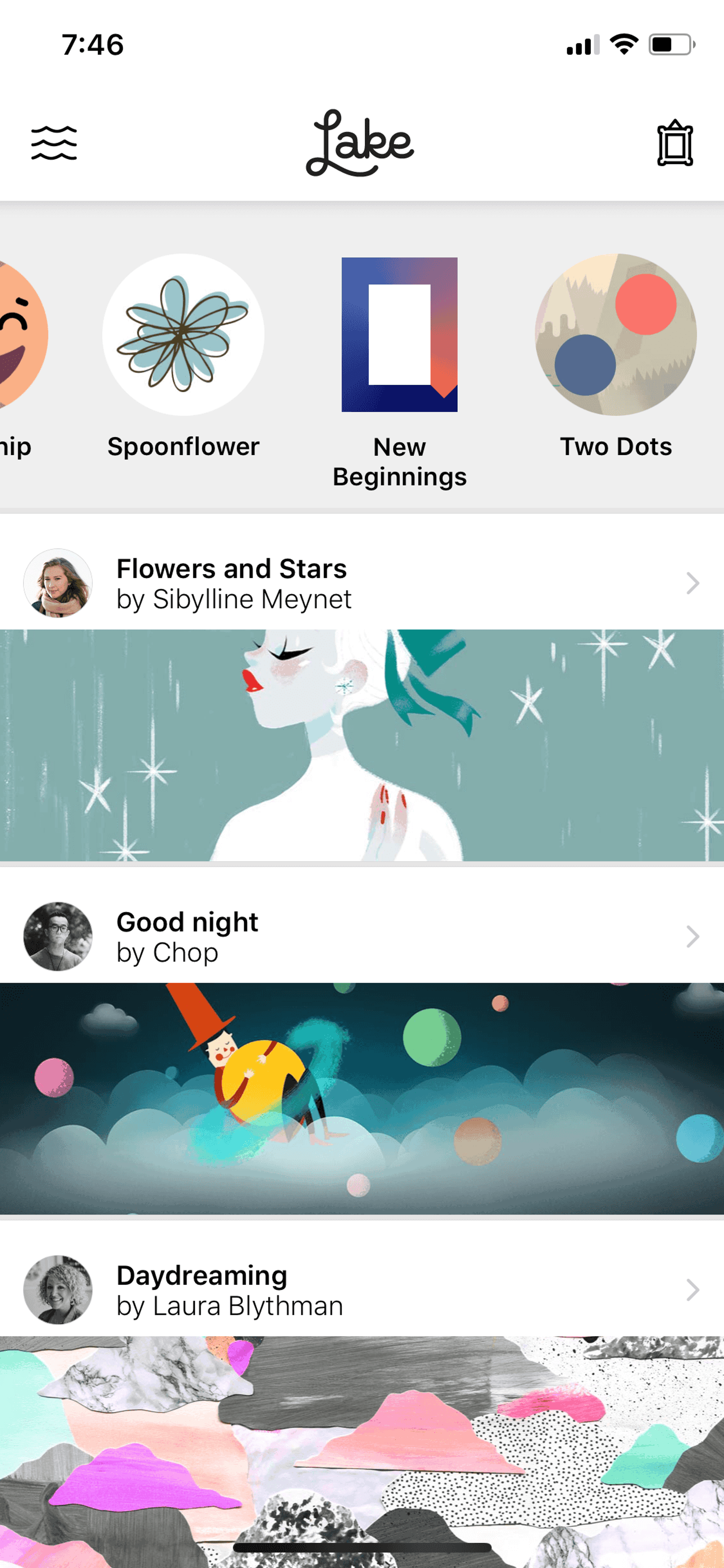 Lake iOS Lifestyle interface screenshot 17
