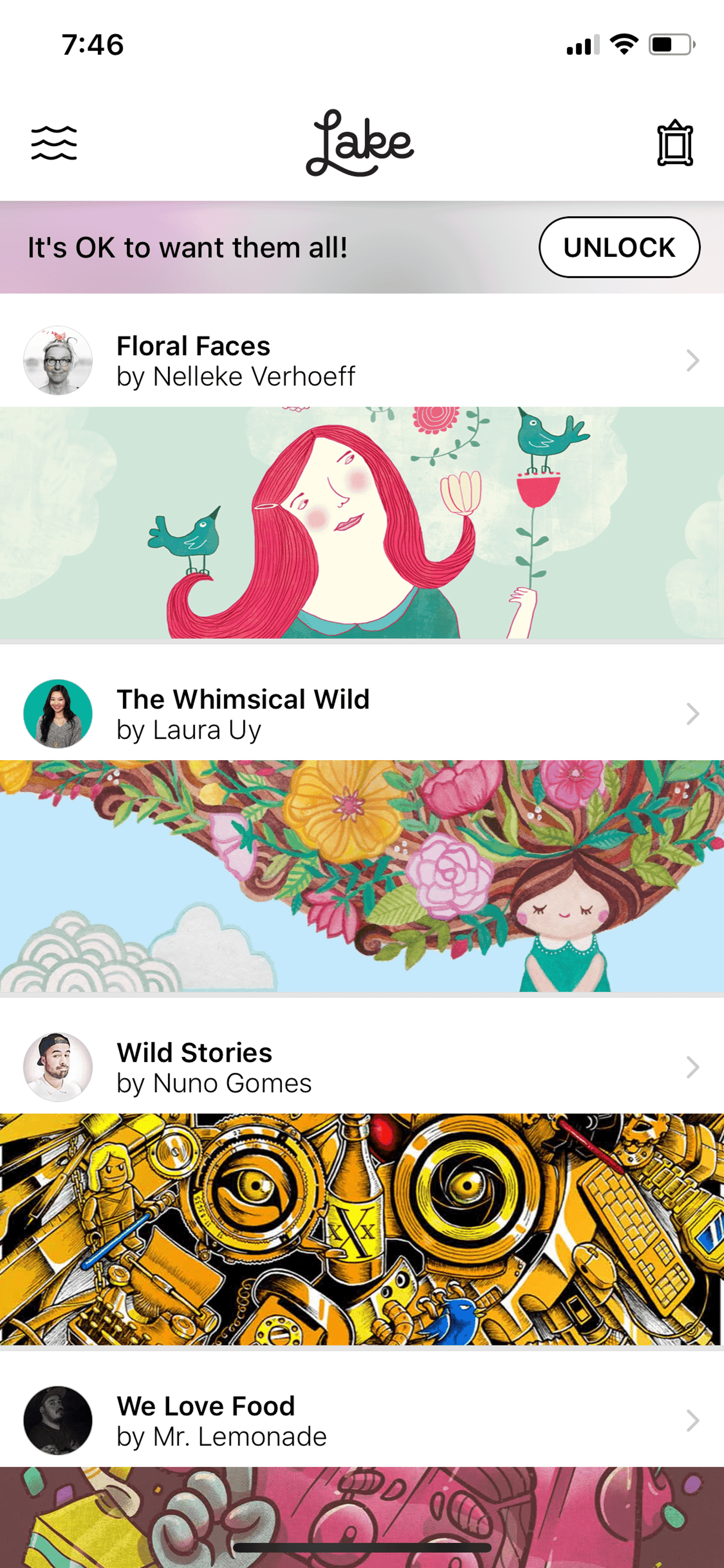 Lake iOS Lifestyle interface screenshot 18