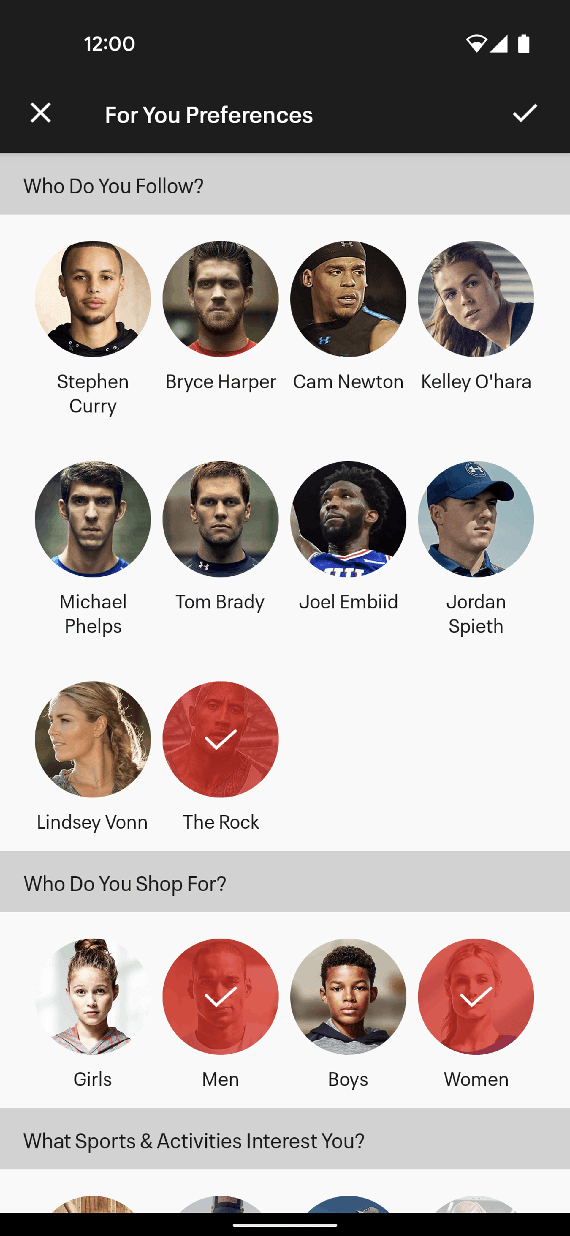 Under Armour Android Shopping interface screenshot 17