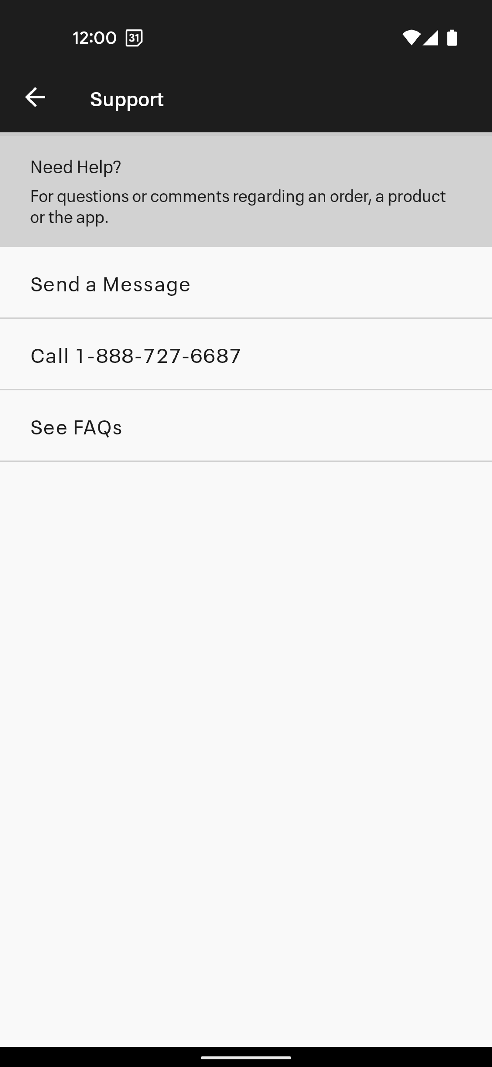 Under Armour Android Shopping interface screenshot 24