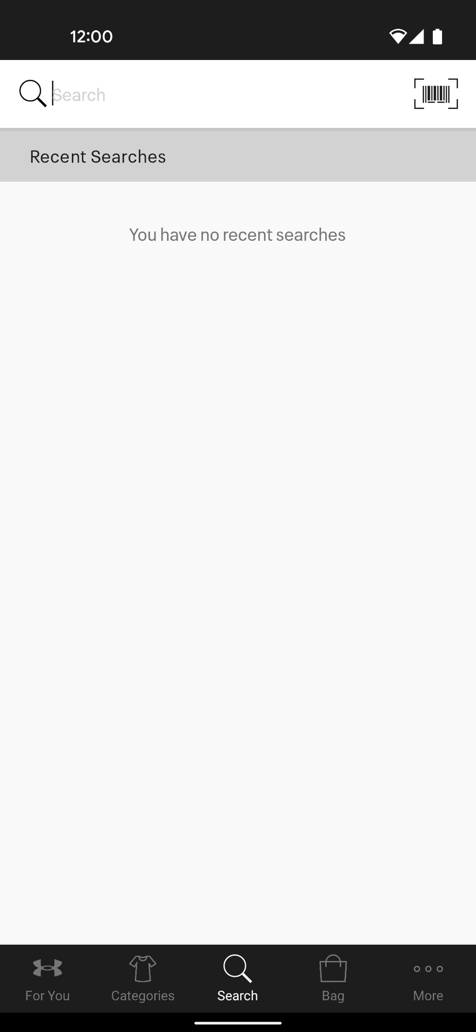 Under Armour Android Shopping interface screenshot 7