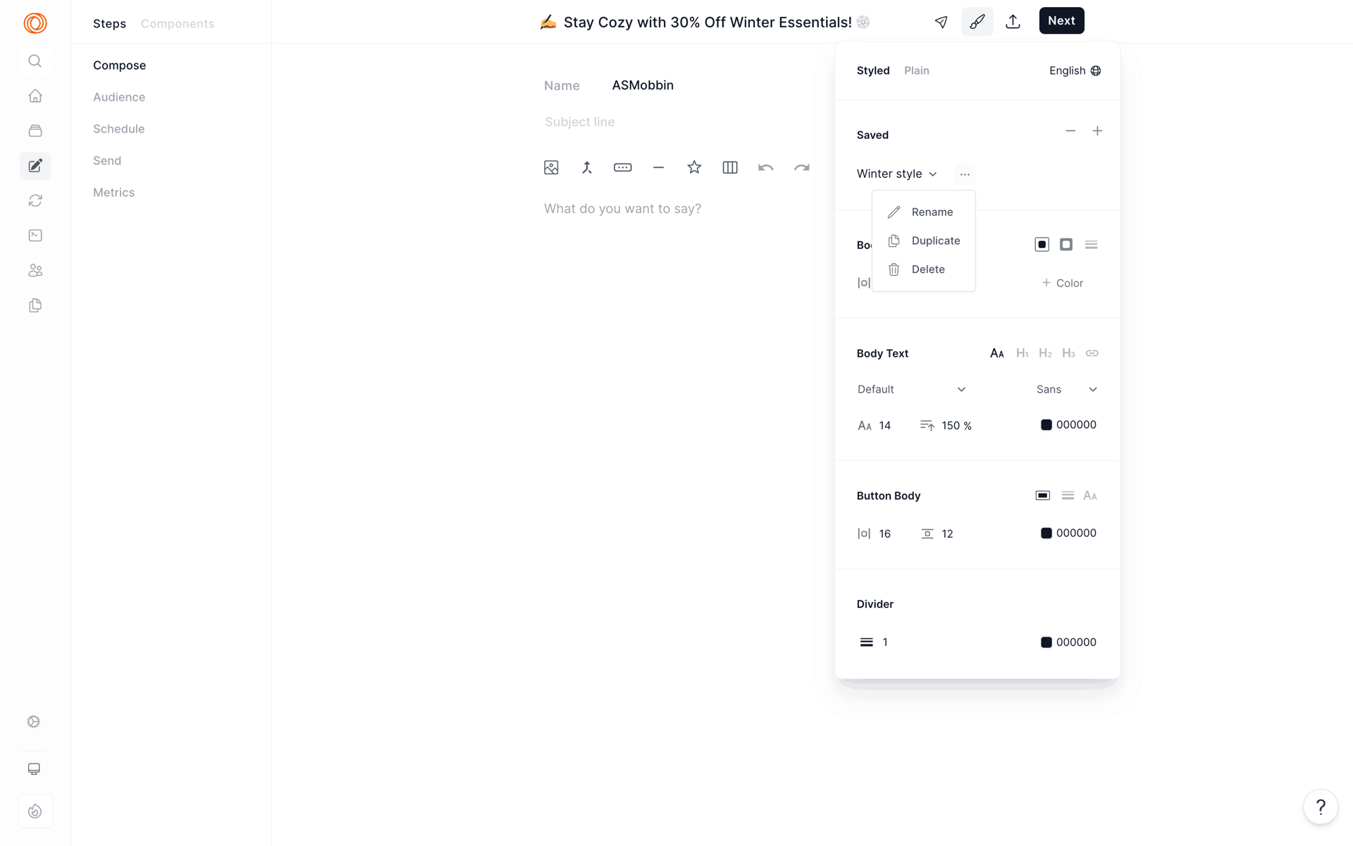 Loops Web Productivity interface screenshot 21