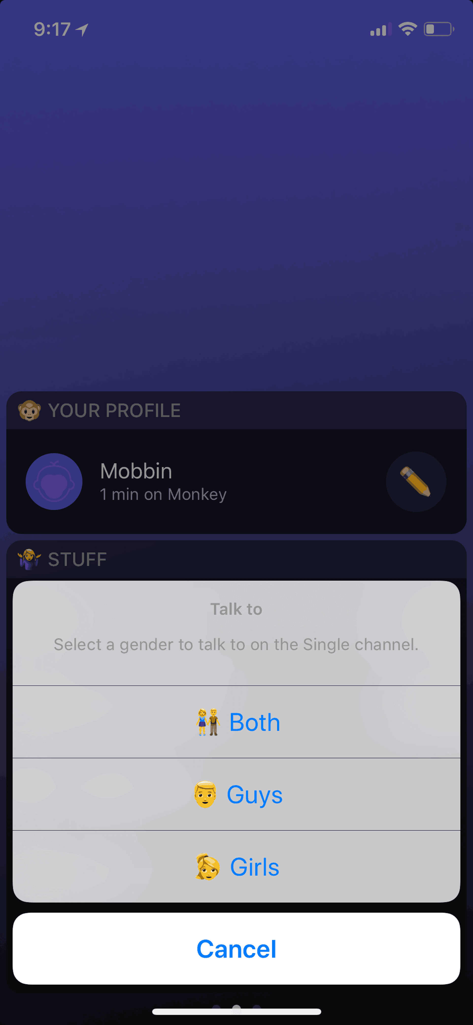 Monkey iOS Social Networking interface screenshot 24