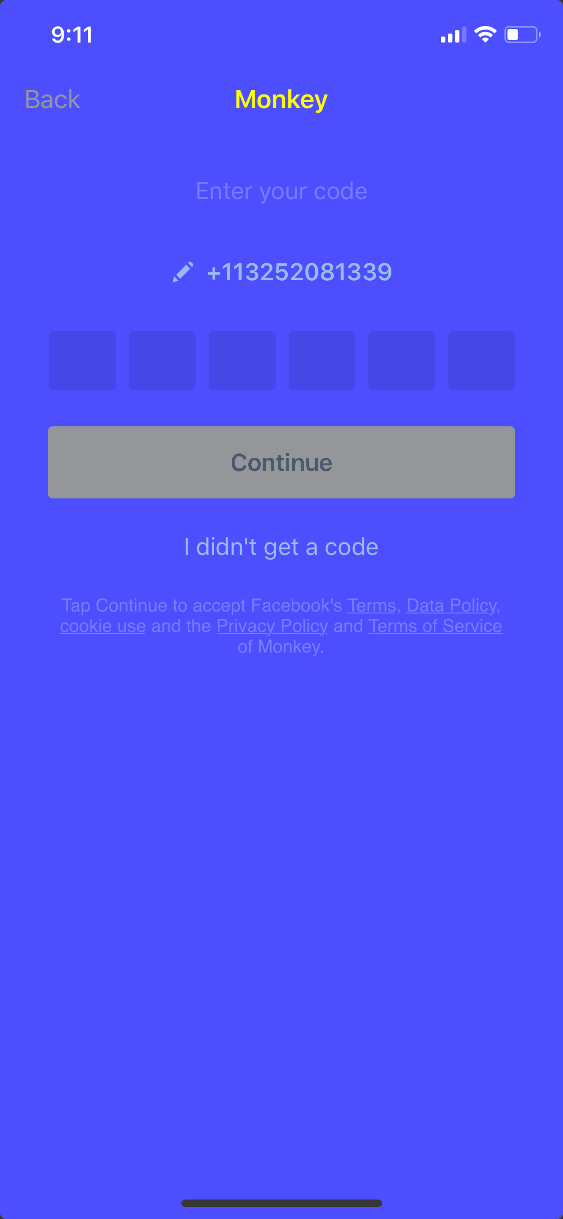 Monkey iOS Social Networking interface screenshot 6