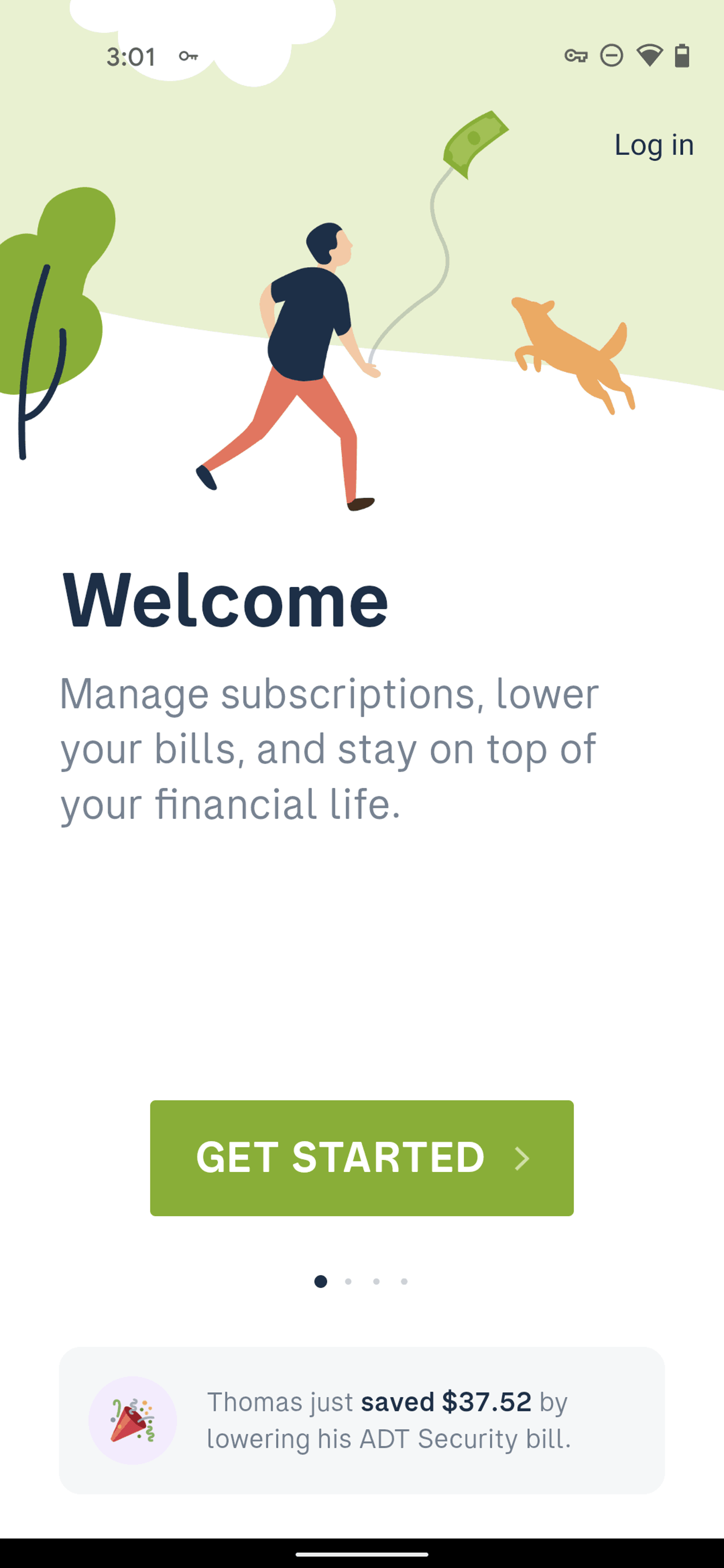 Truebill Android Finance interface screenshot 2