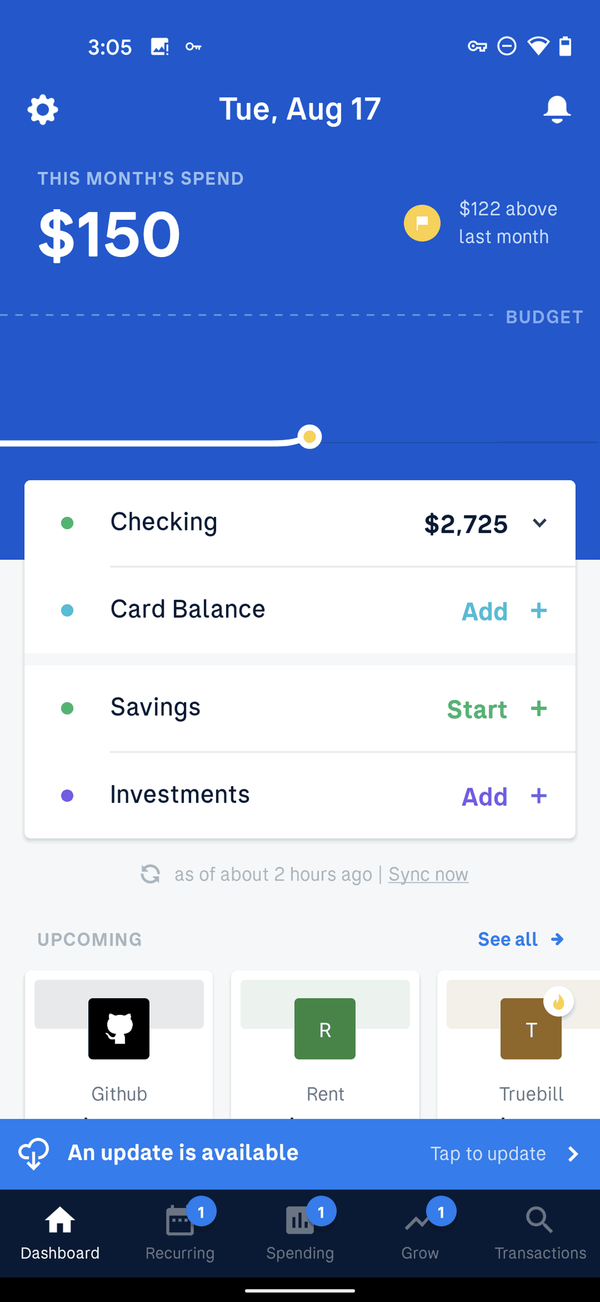 Truebill Android Finance interface screenshot 23