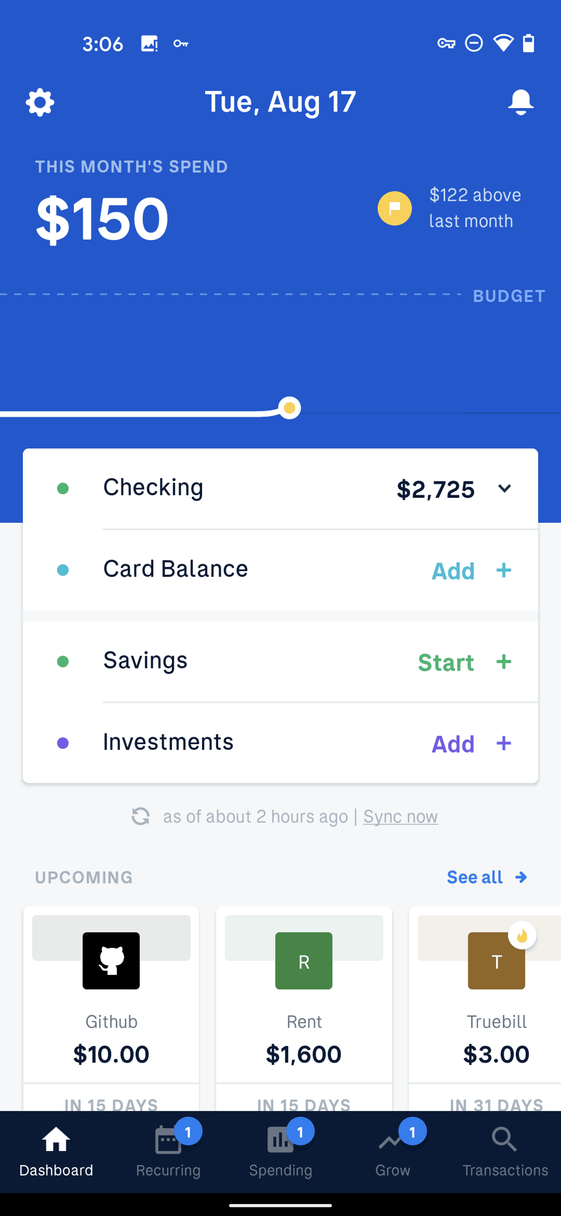 Truebill Android Finance interface screenshot 24