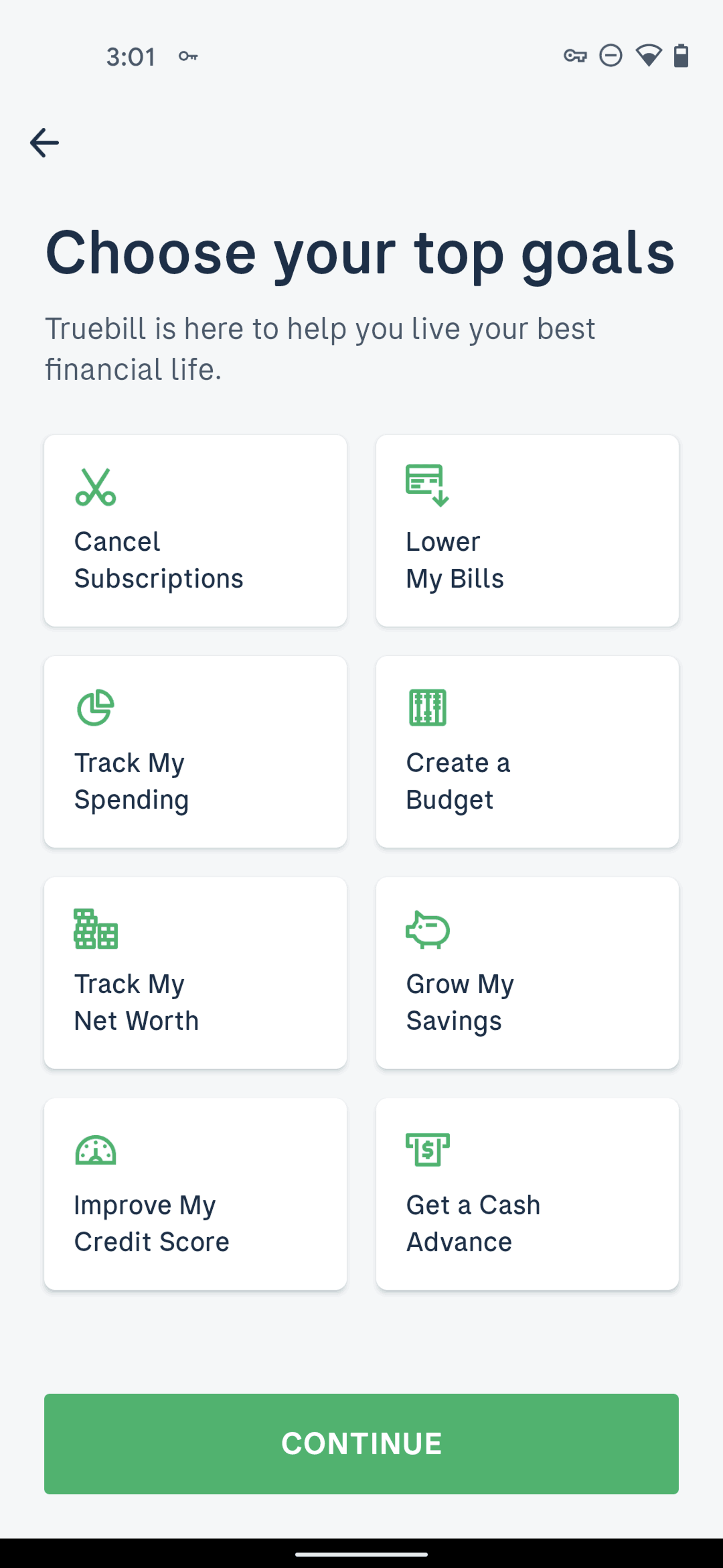 Truebill Android Finance interface screenshot 8